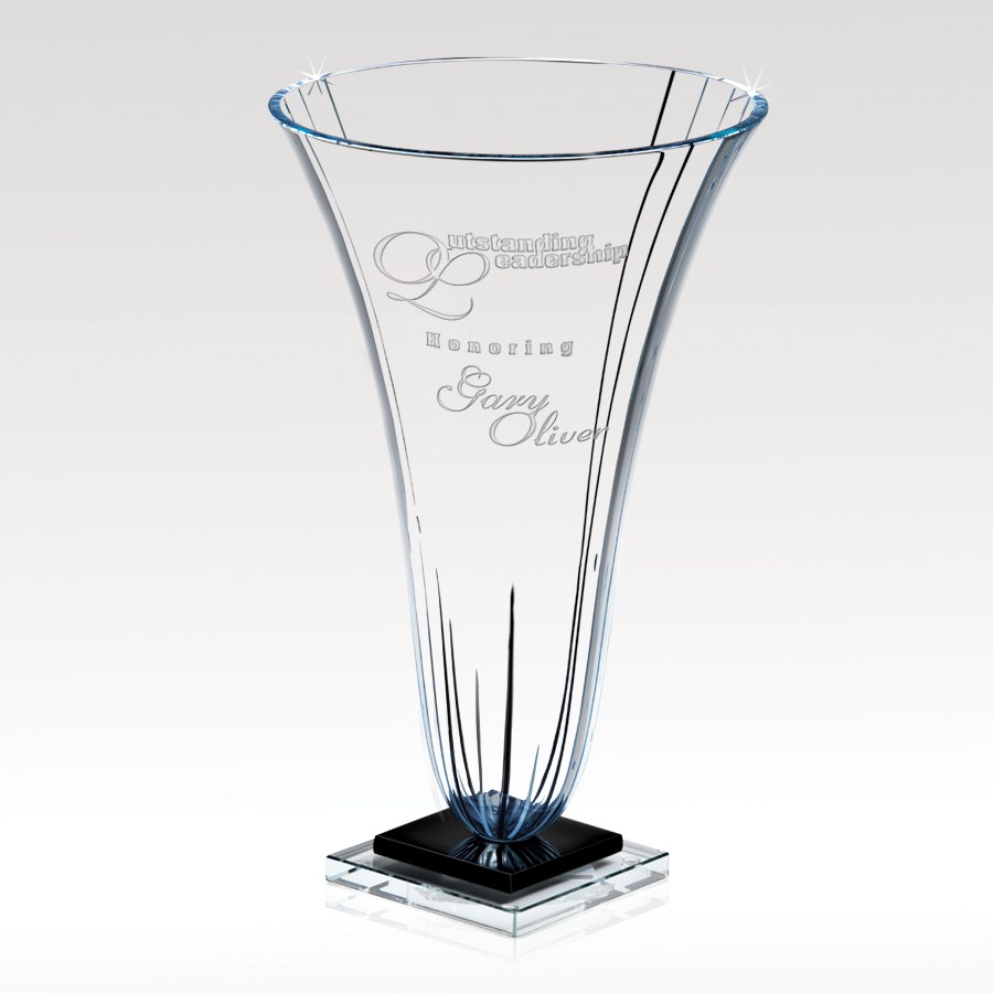 Picture of Glass Vase - Starphire Art Glass - Moon Dance
