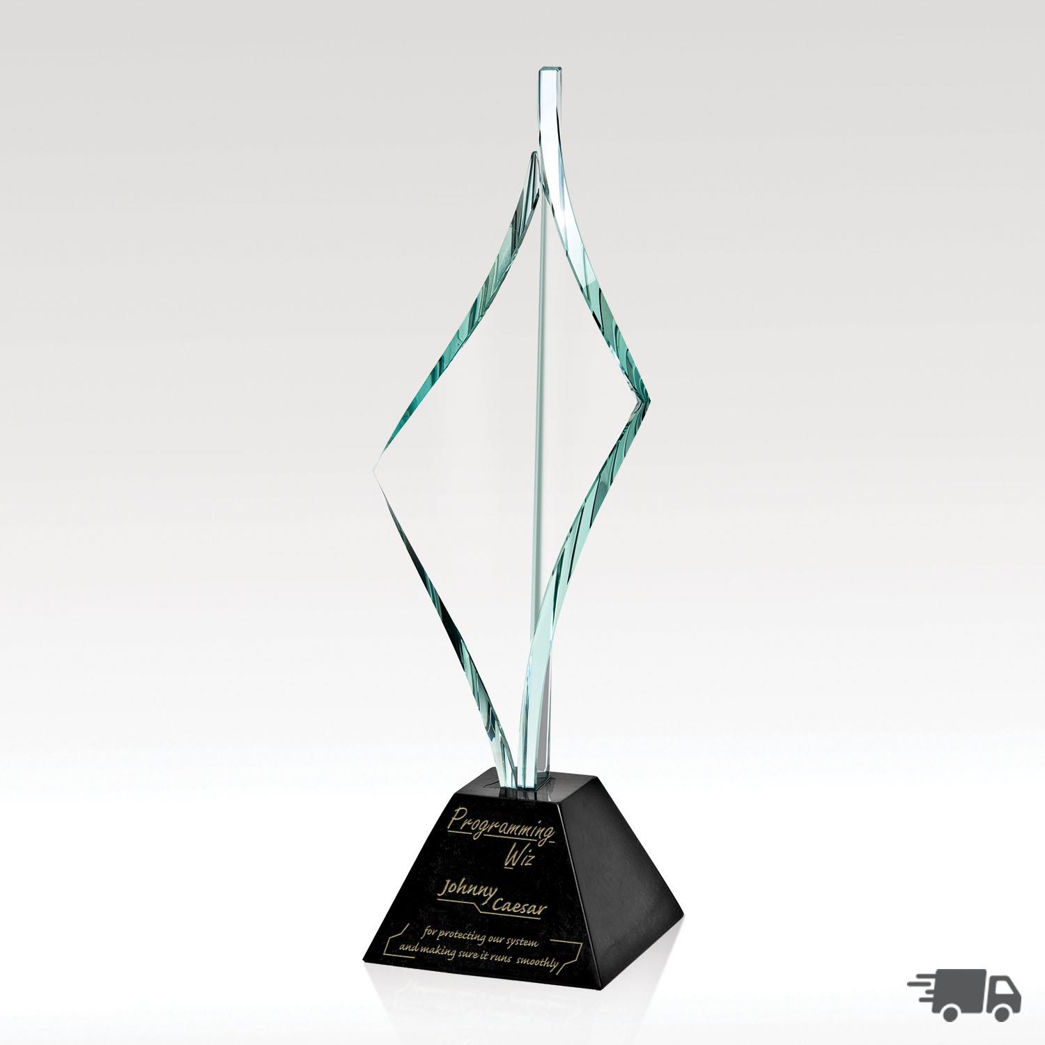 Picture of Glass Award - Exclaim II - 18"