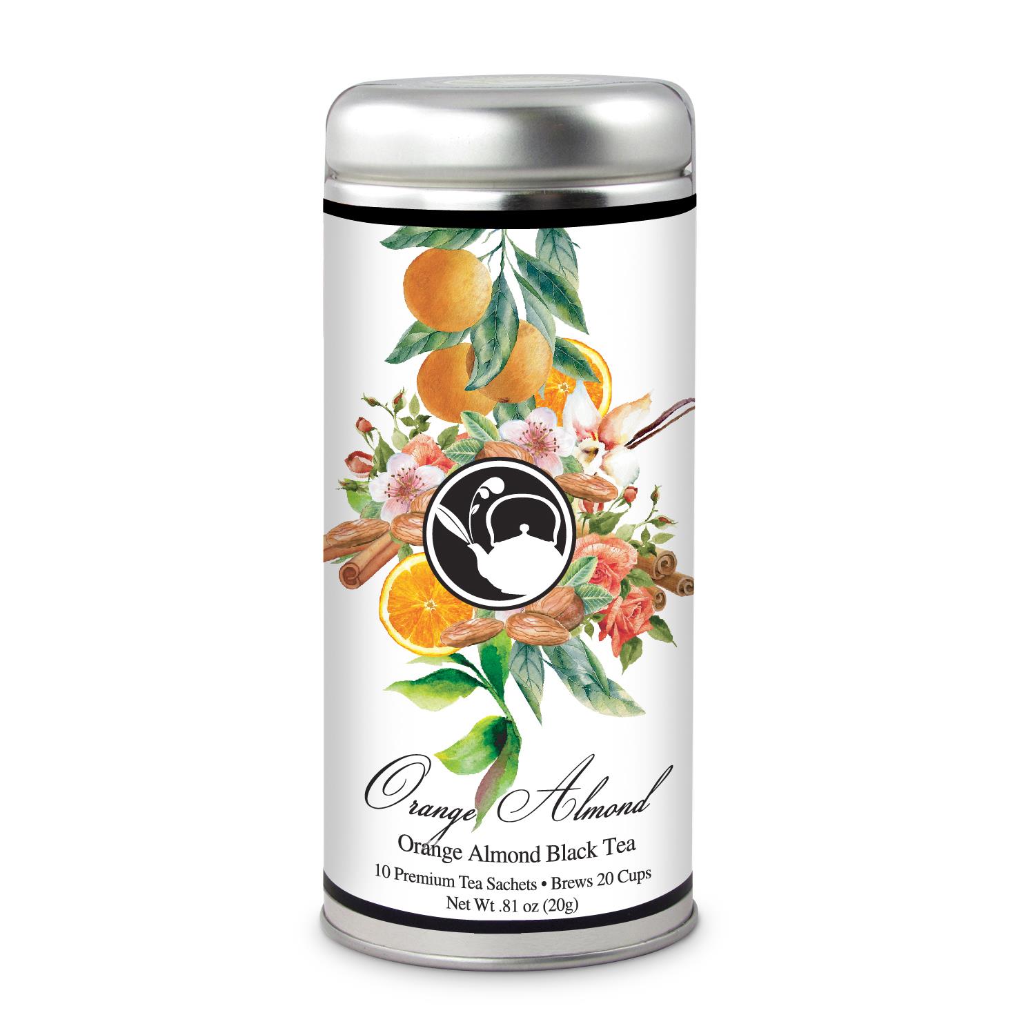 Picture of Tea Can Company Orange Almond Tea-Tall Tin