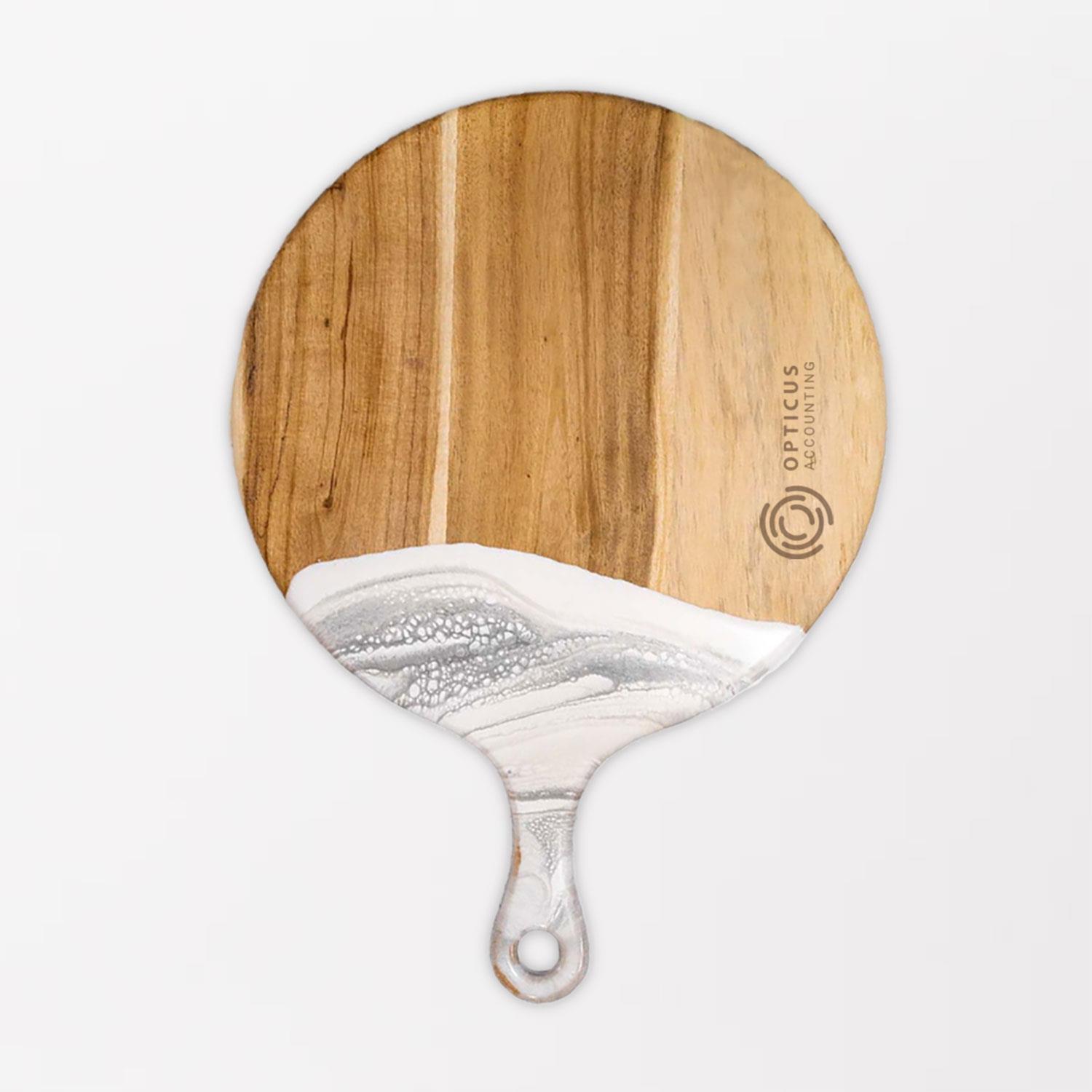 Picture of Round Paddle Acacia Cheese Board