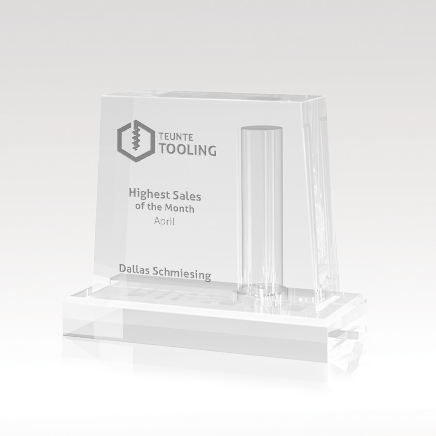 Picture of Crystal Award - 6" - Custom Vault