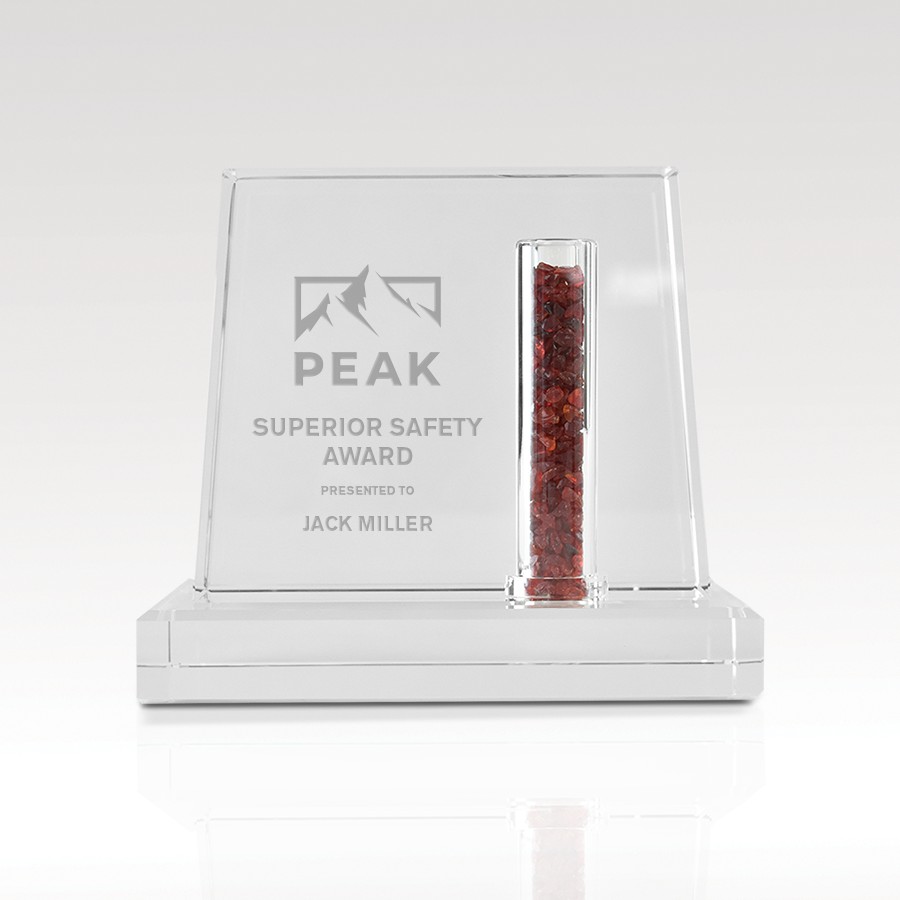 Picture of Crystal Award - 6" - Custom Vault