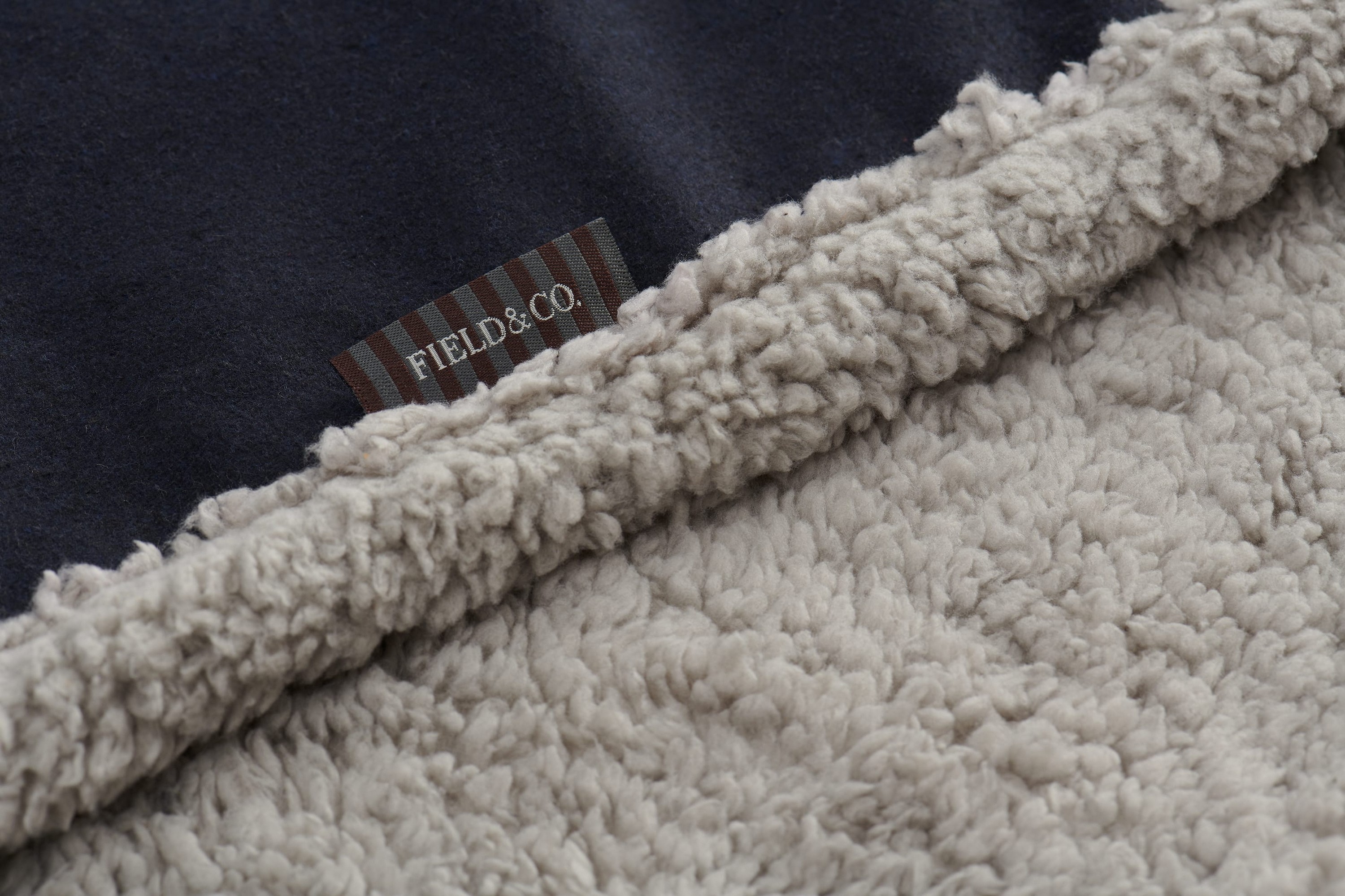 Picture of Field & Co.® Oversized Wool Sherpa Blanket