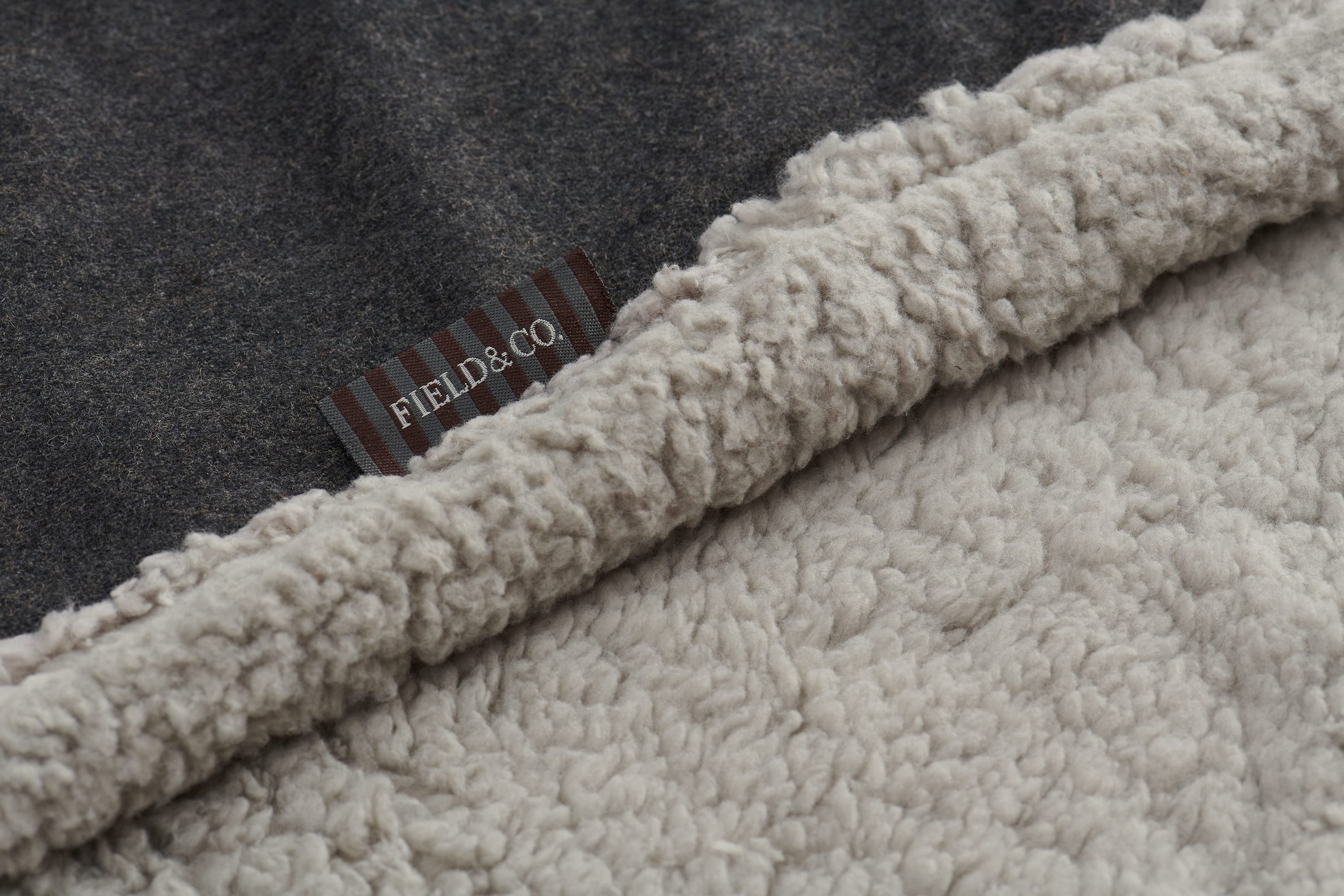 Picture of Field & Co.® Oversized Wool Sherpa Blanket