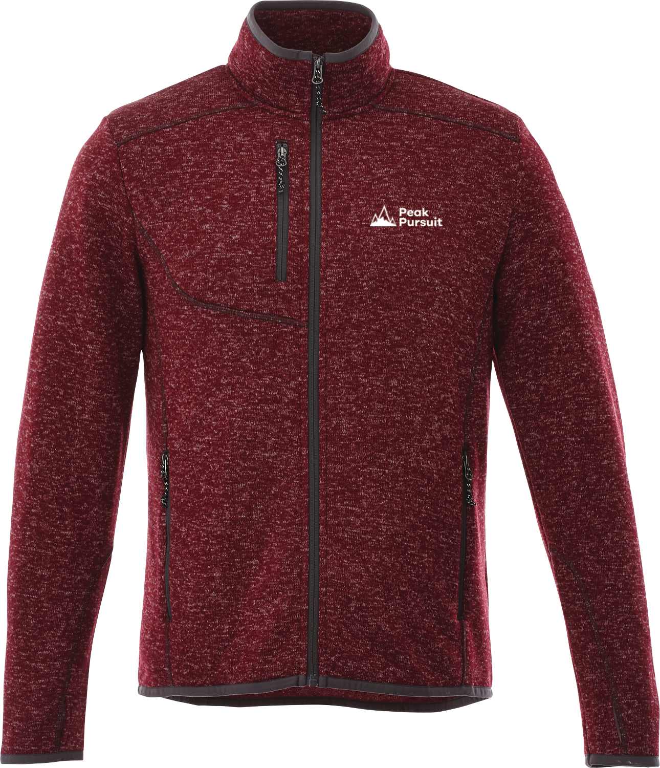 Picture of Men's TREMBLANT Sweater Knit Full Zip Jacket with Thumb Holes