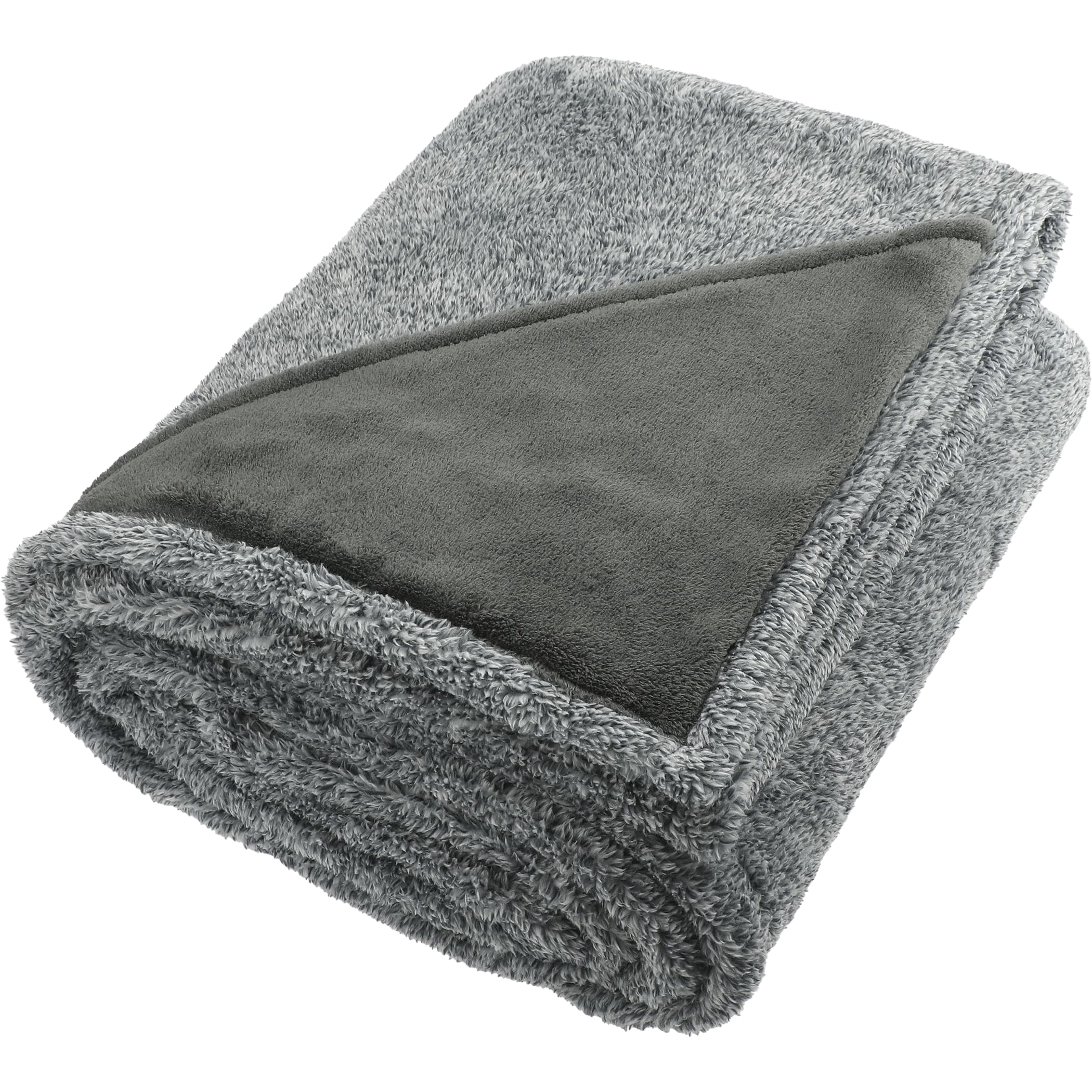 Picture of Heathered Fuzzy Fleece Blanket