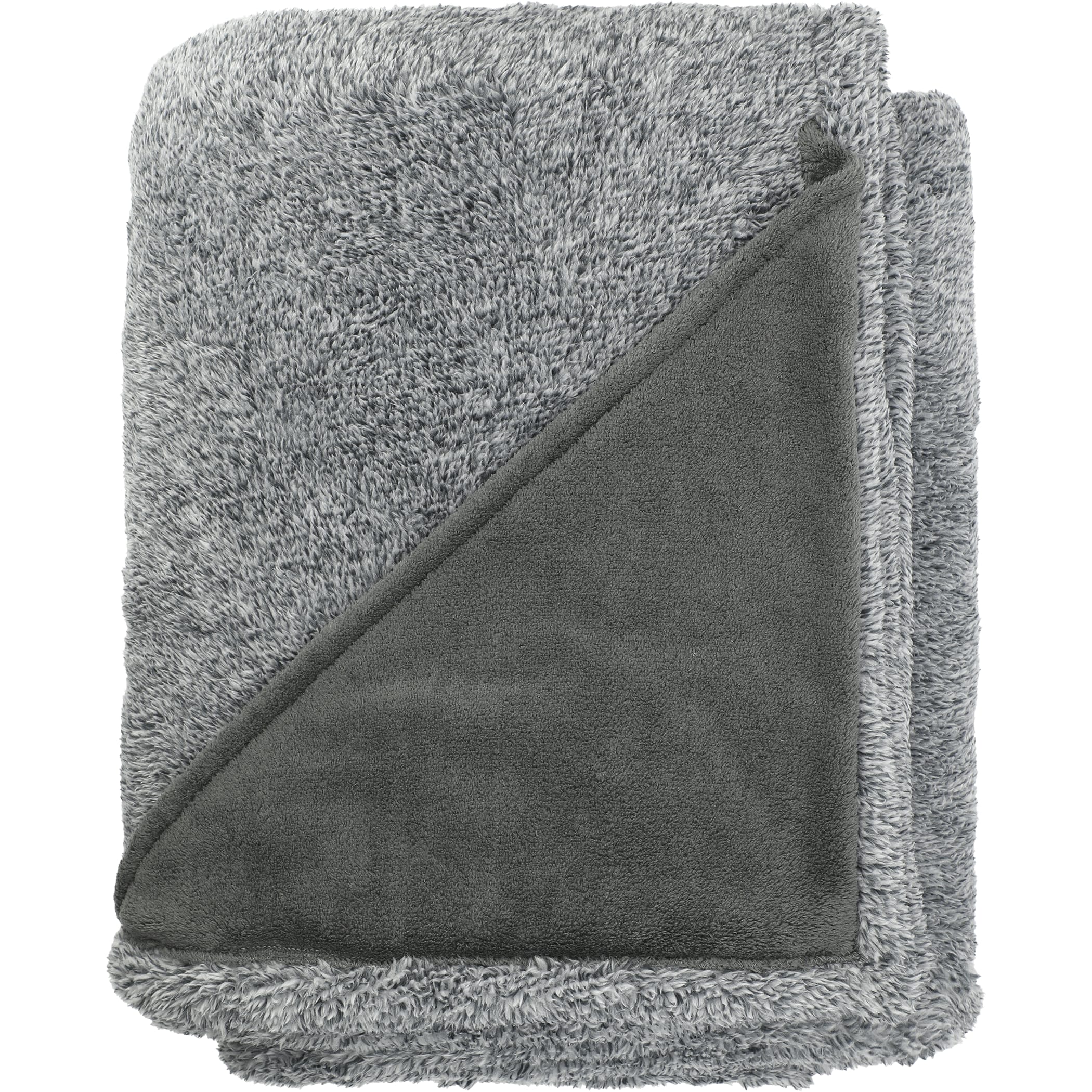 Picture of Heathered Fuzzy Fleece Blanket
