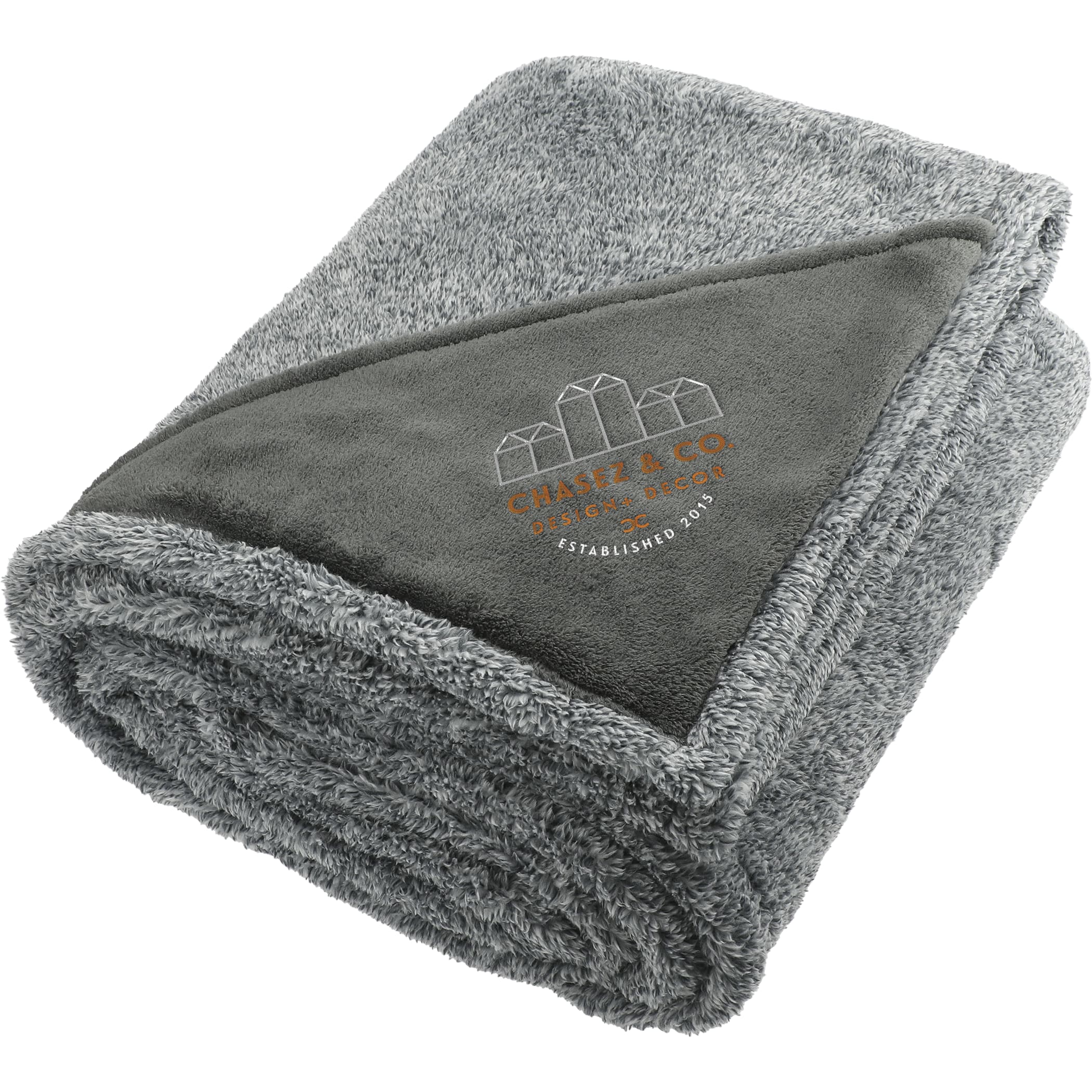 Picture of Heathered Fuzzy Fleece Blanket