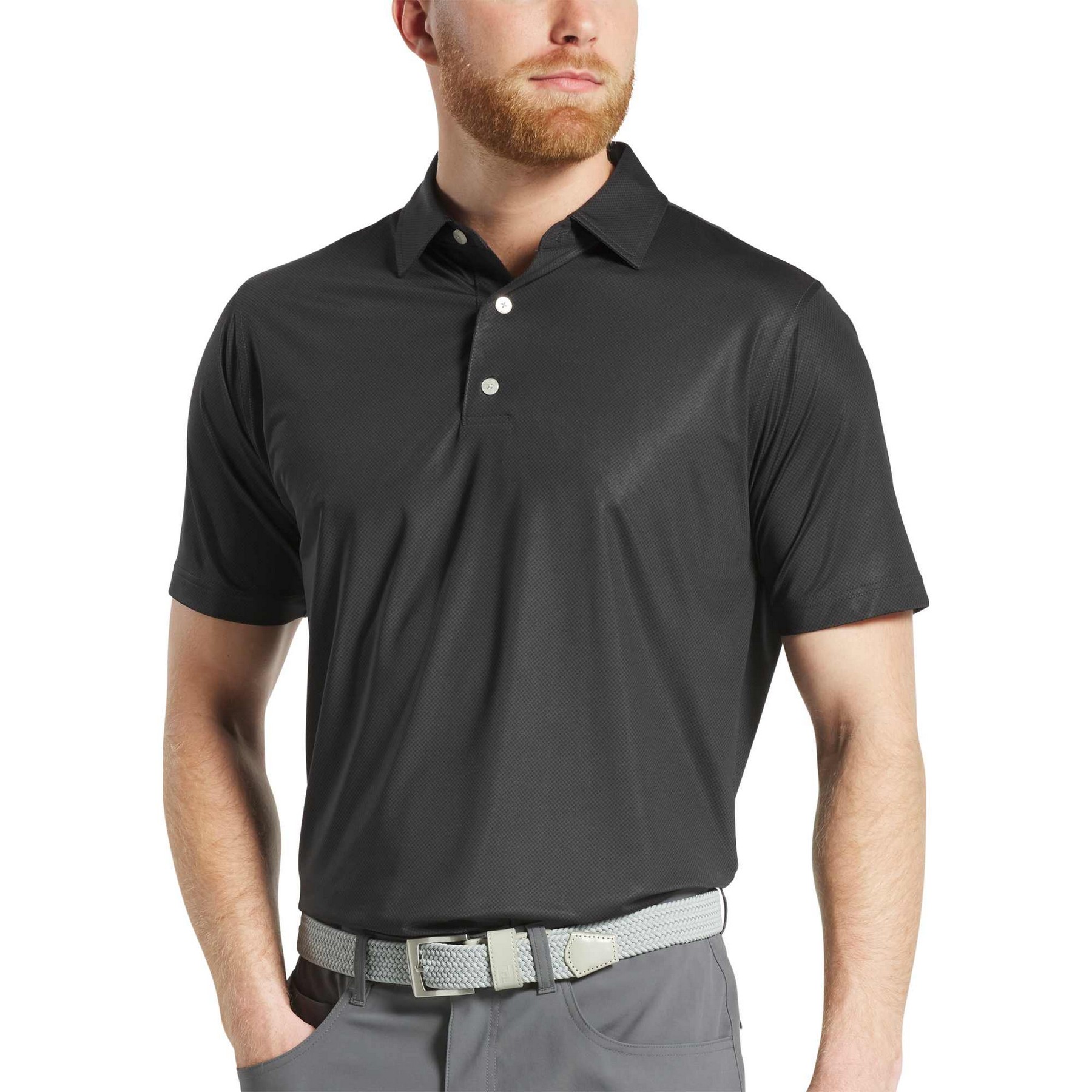Picture of FootJoy Men's Tonal Dot Print Polo