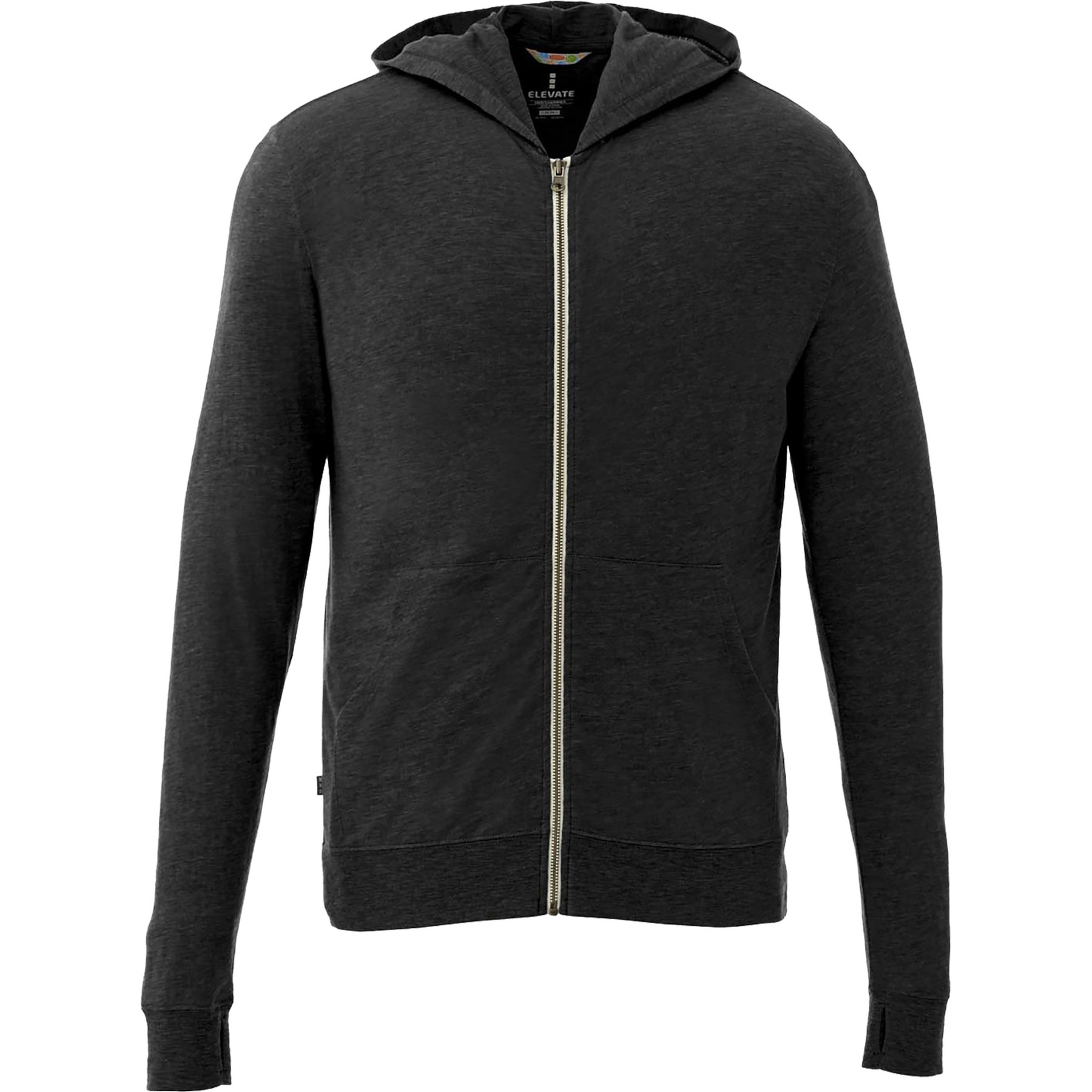 Picture of Men's GARNER Lightweight Knit Full Zip Hoodie with Thumb Holes