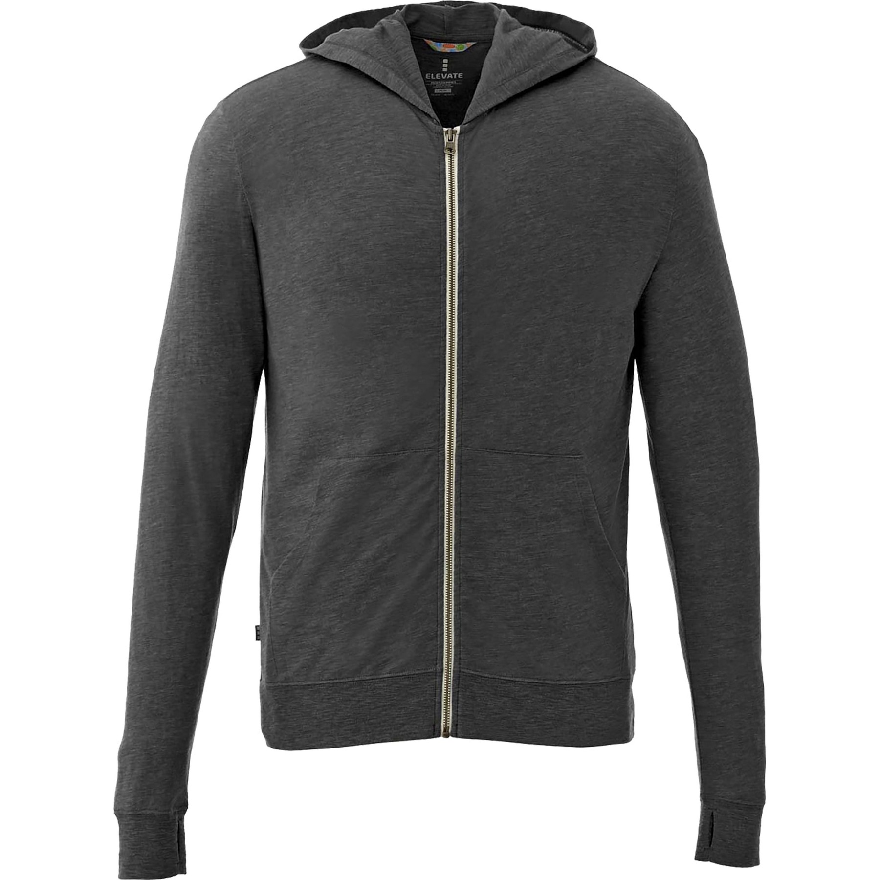 Picture of Men's GARNER Lightweight Knit Full Zip Hoodie with Thumb Holes