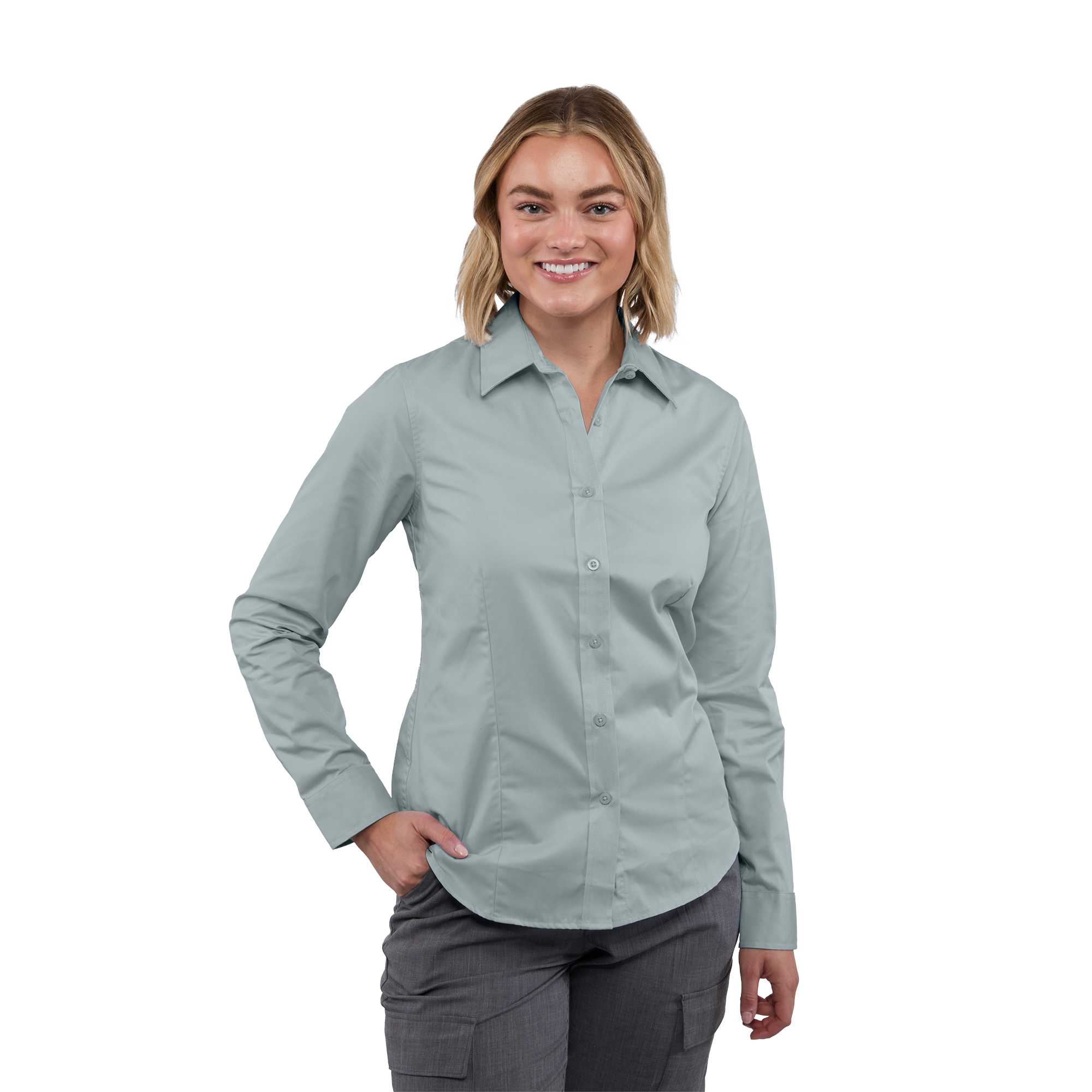 Picture of Women's WILSHIRE Long Sleeve Button Up Shirt