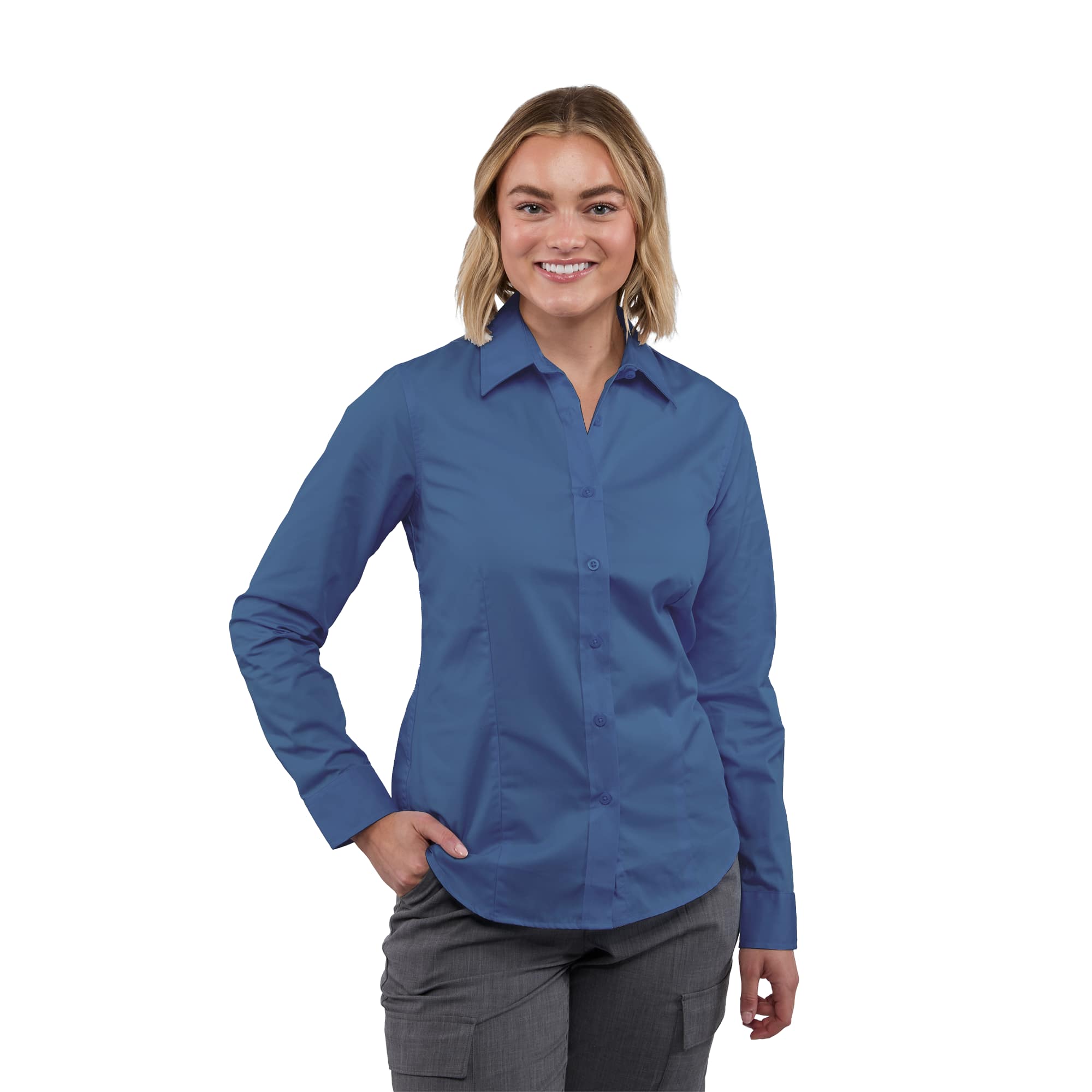 Picture of Women's WILSHIRE Long Sleeve Button Up Shirt