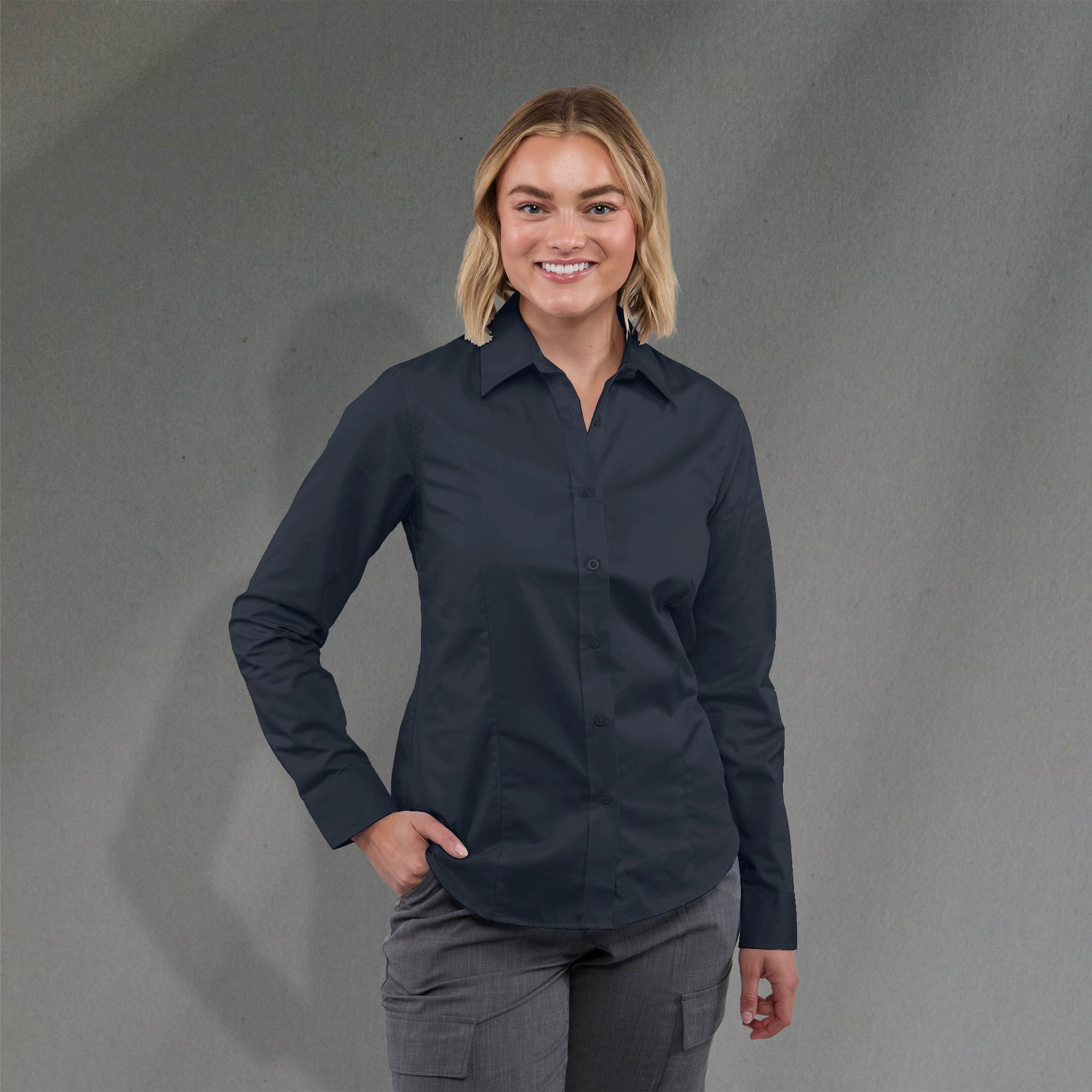 Picture of Women's WILSHIRE Long Sleeve Button Up Shirt