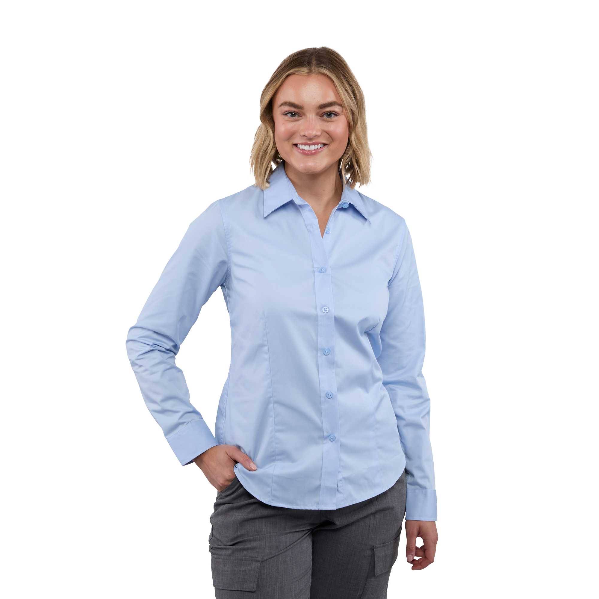 Picture of Women's WILSHIRE Long Sleeve Button Up Shirt