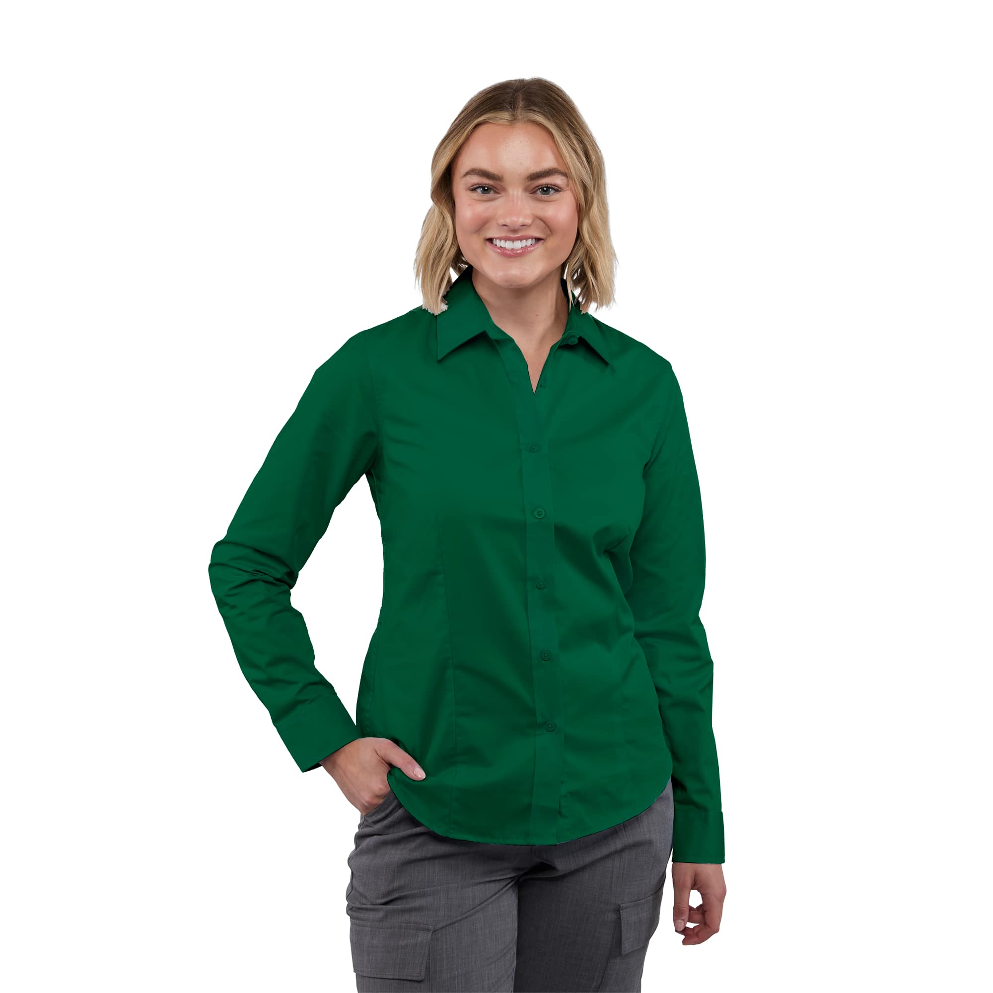 Picture of Women's WILSHIRE Long Sleeve Button Up Shirt