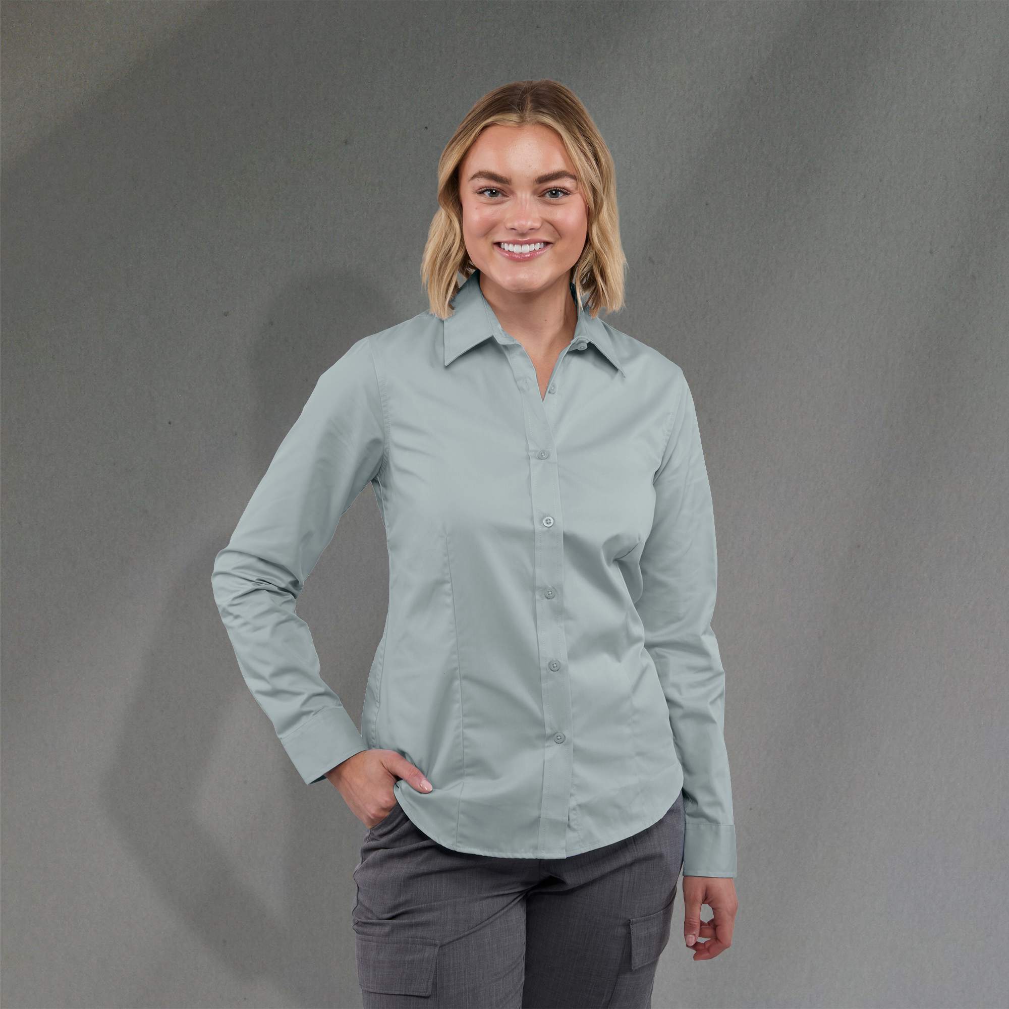 Picture of Women's WILSHIRE Long Sleeve Button Up Shirt