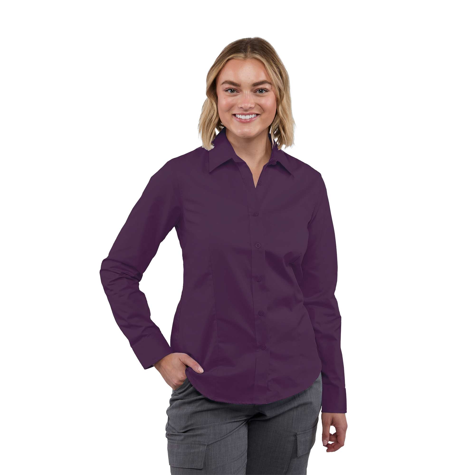 Picture of Women's WILSHIRE Long Sleeve Button Up Shirt