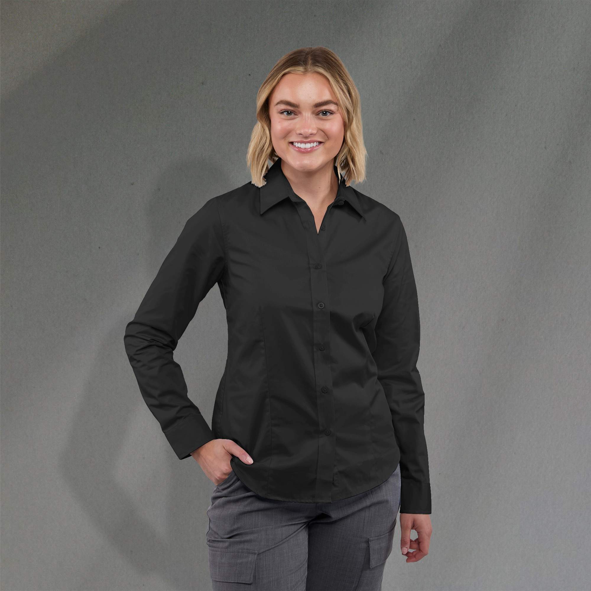 Picture of Women's WILSHIRE Long Sleeve Button Up Shirt