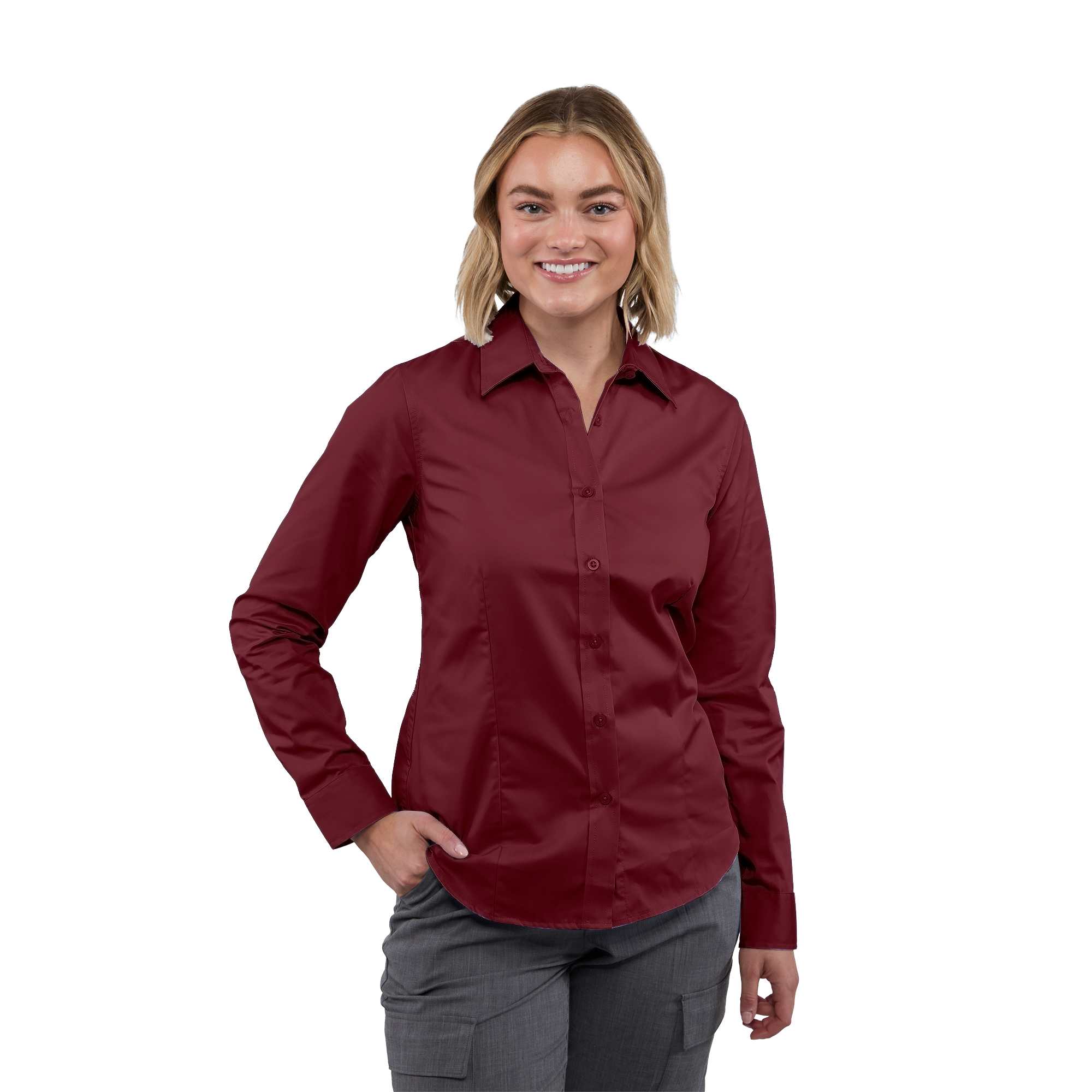 Picture of Women's WILSHIRE Long Sleeve Button Up Shirt