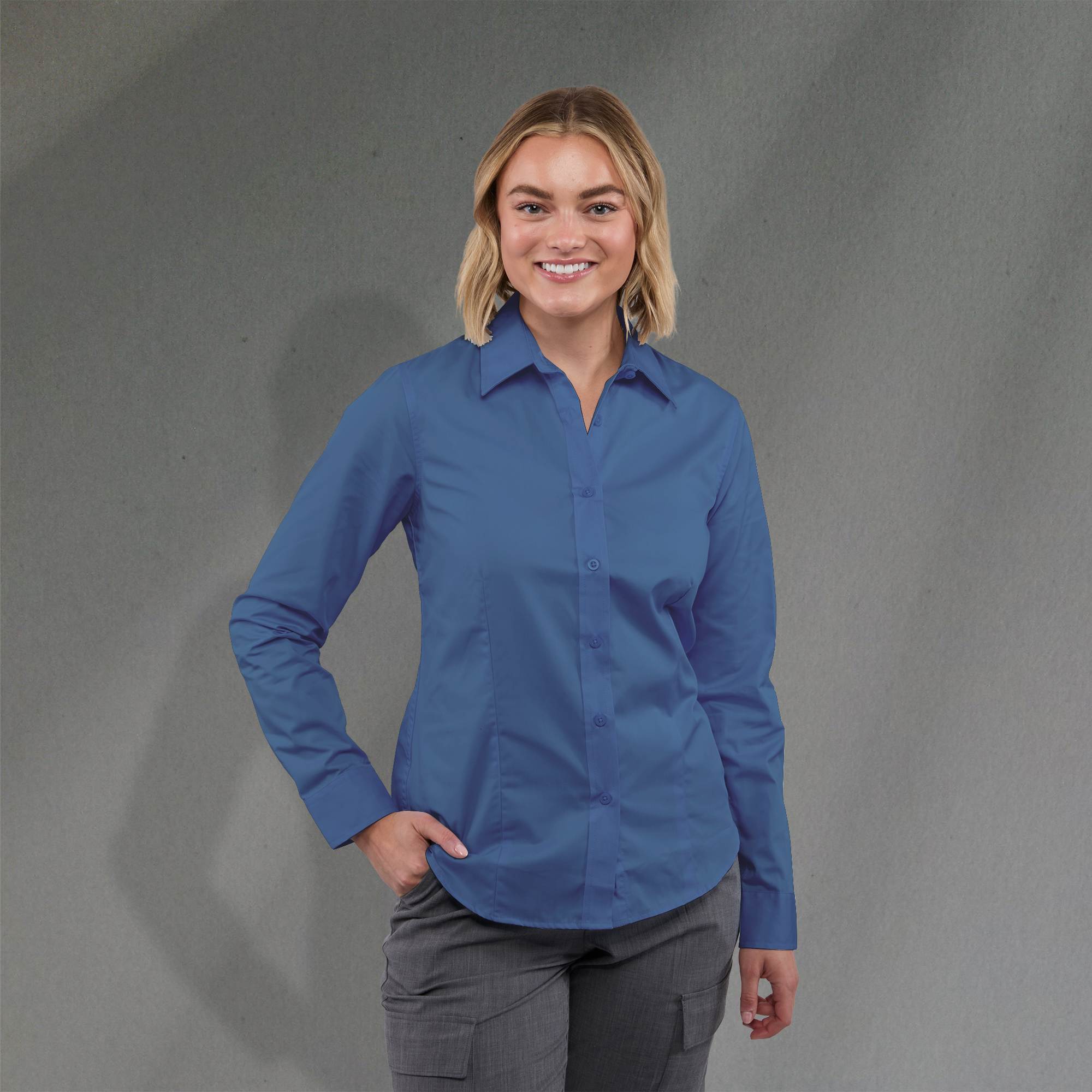 Picture of Women's WILSHIRE Long Sleeve Button Up Shirt