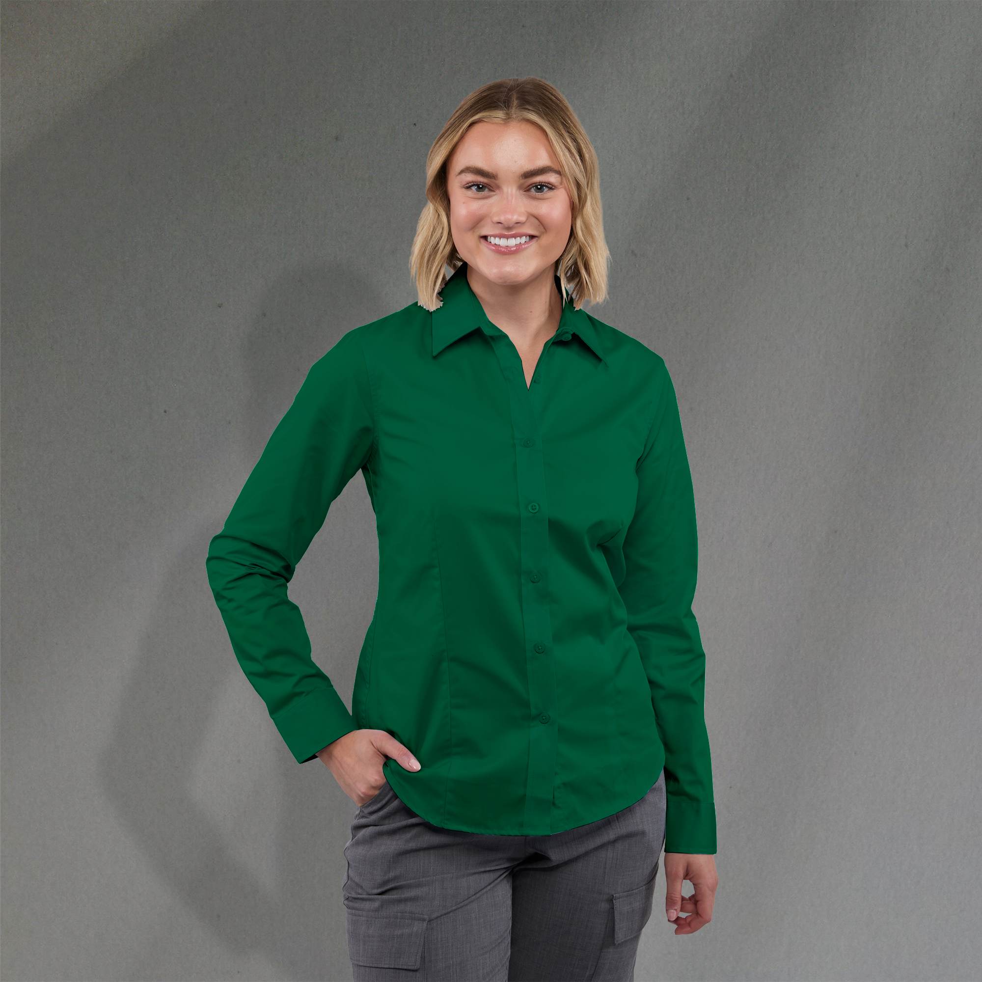 Picture of Women's WILSHIRE Long Sleeve Button Up Shirt