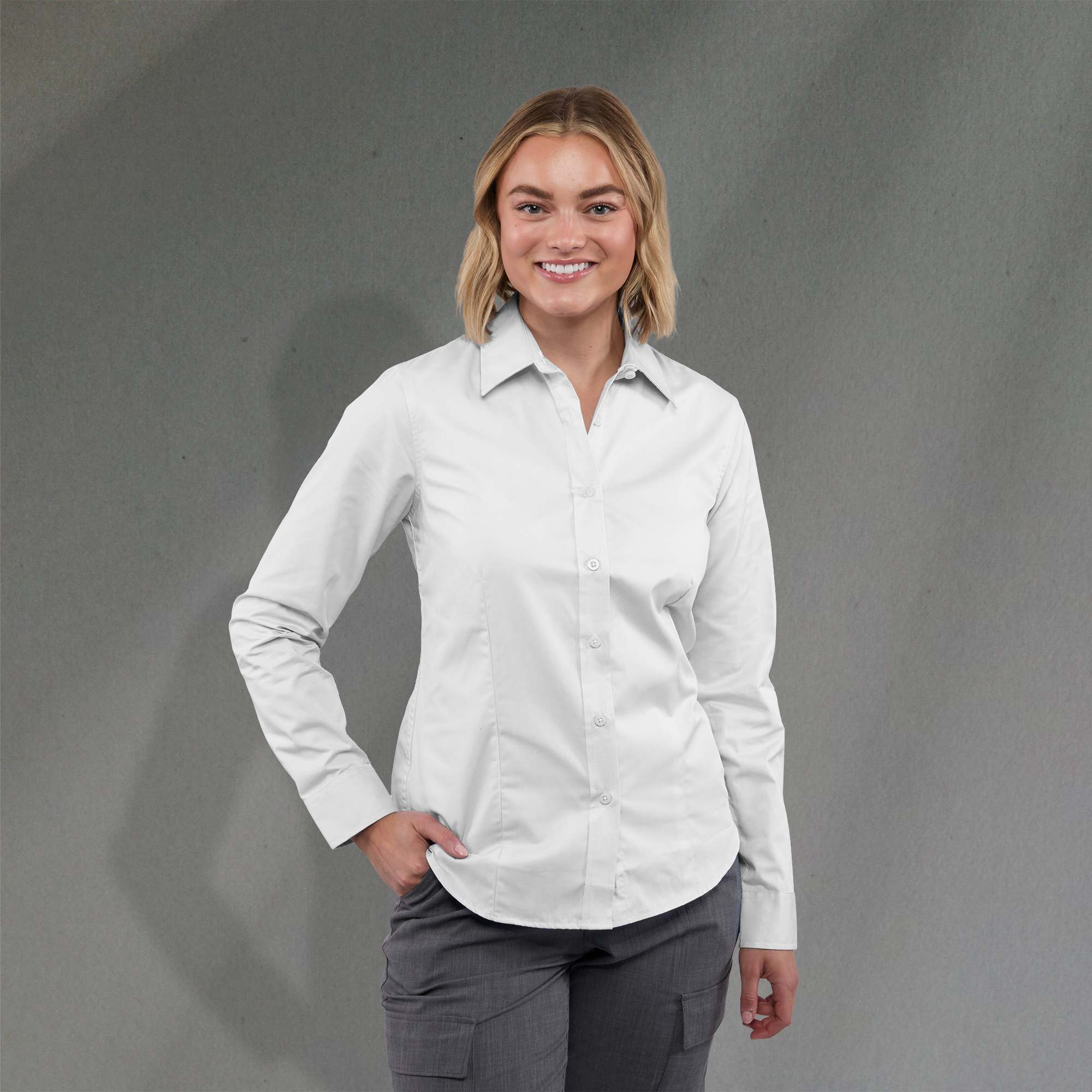 Picture of Women's WILSHIRE Long Sleeve Button Up Shirt