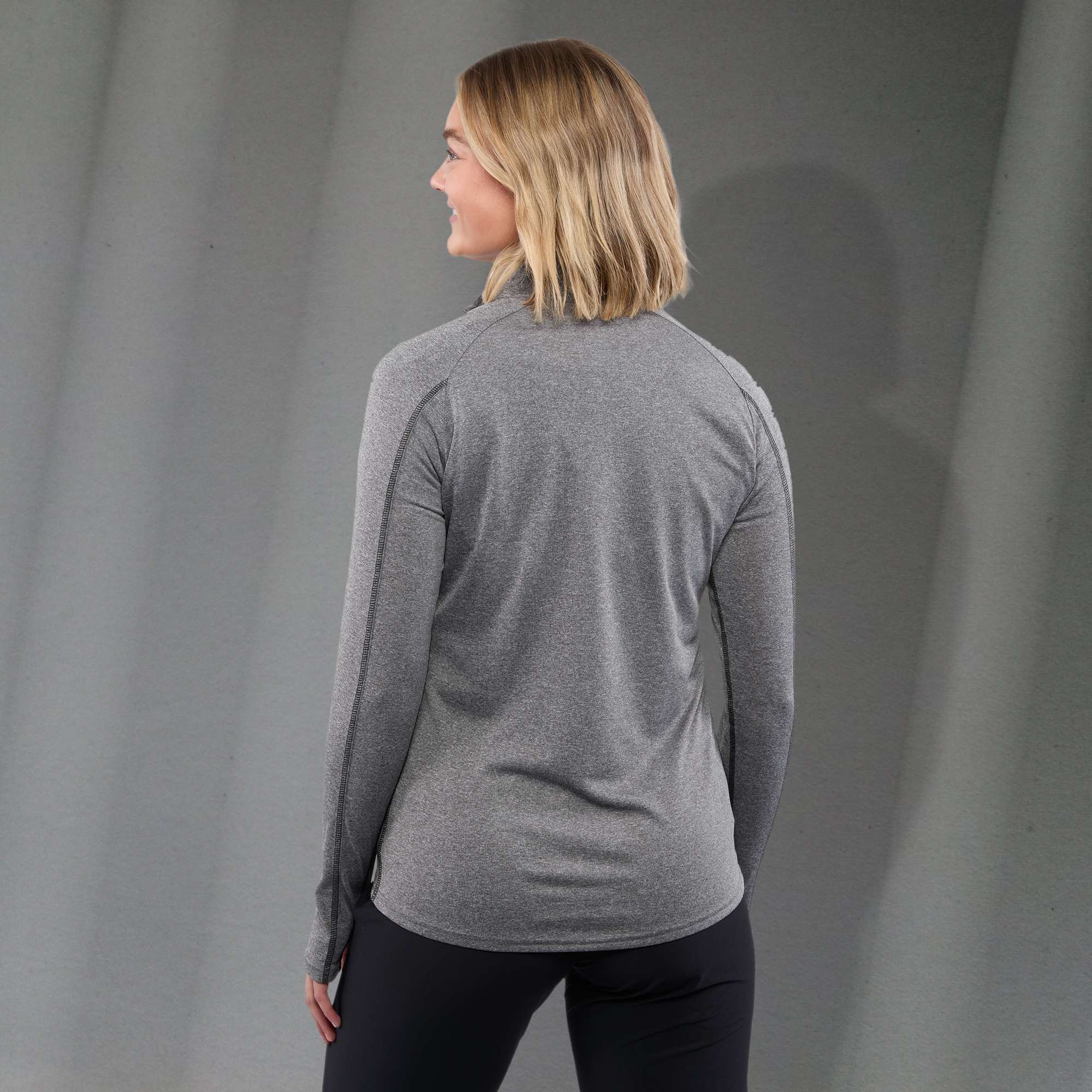 Picture of Women's TAZA Performance Knit Quarter Zip with Thumb Holes