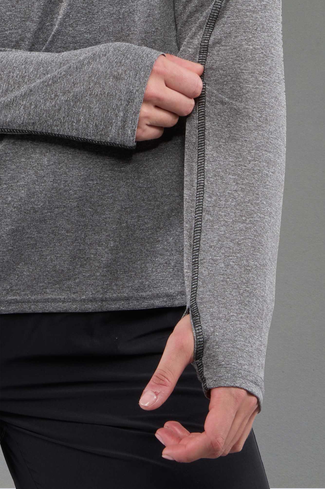 Picture of Women's TAZA Performance Knit Quarter Zip with Thumb Holes