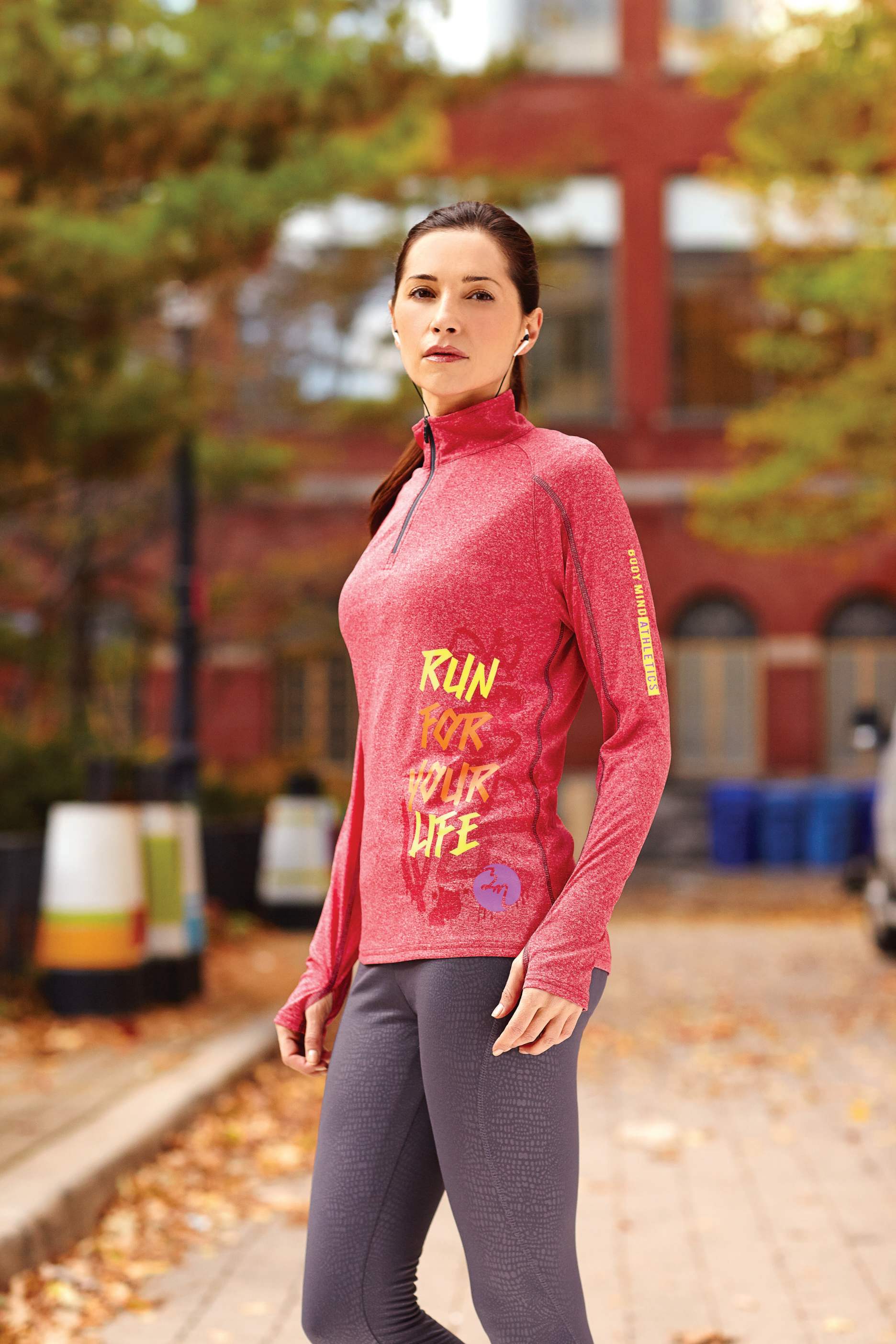 Picture of Women's TAZA Performance Knit Quarter Zip with Thumb Holes