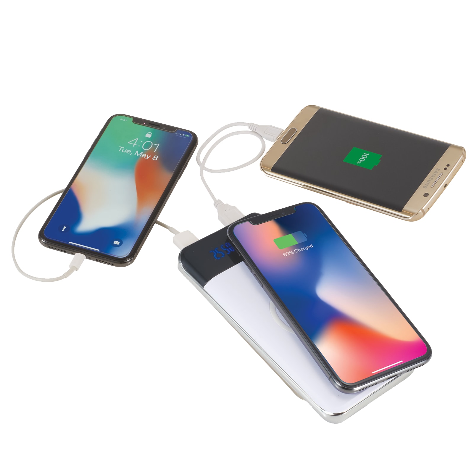 Picture of Constant 10000 mAh Wireless Power Bank w/Display
