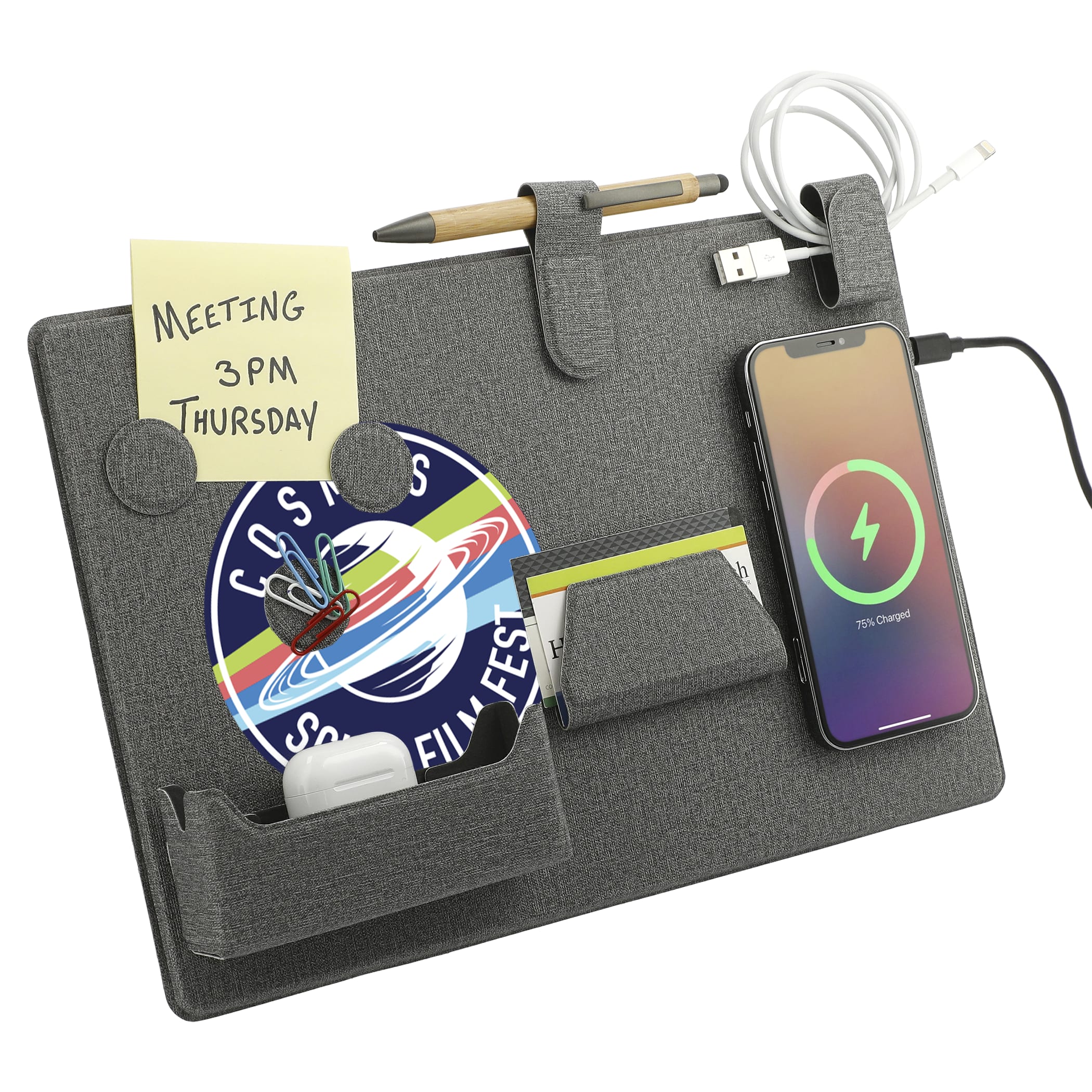 Picture of MagClick™ Fast Wireless Charging Desk Organizer