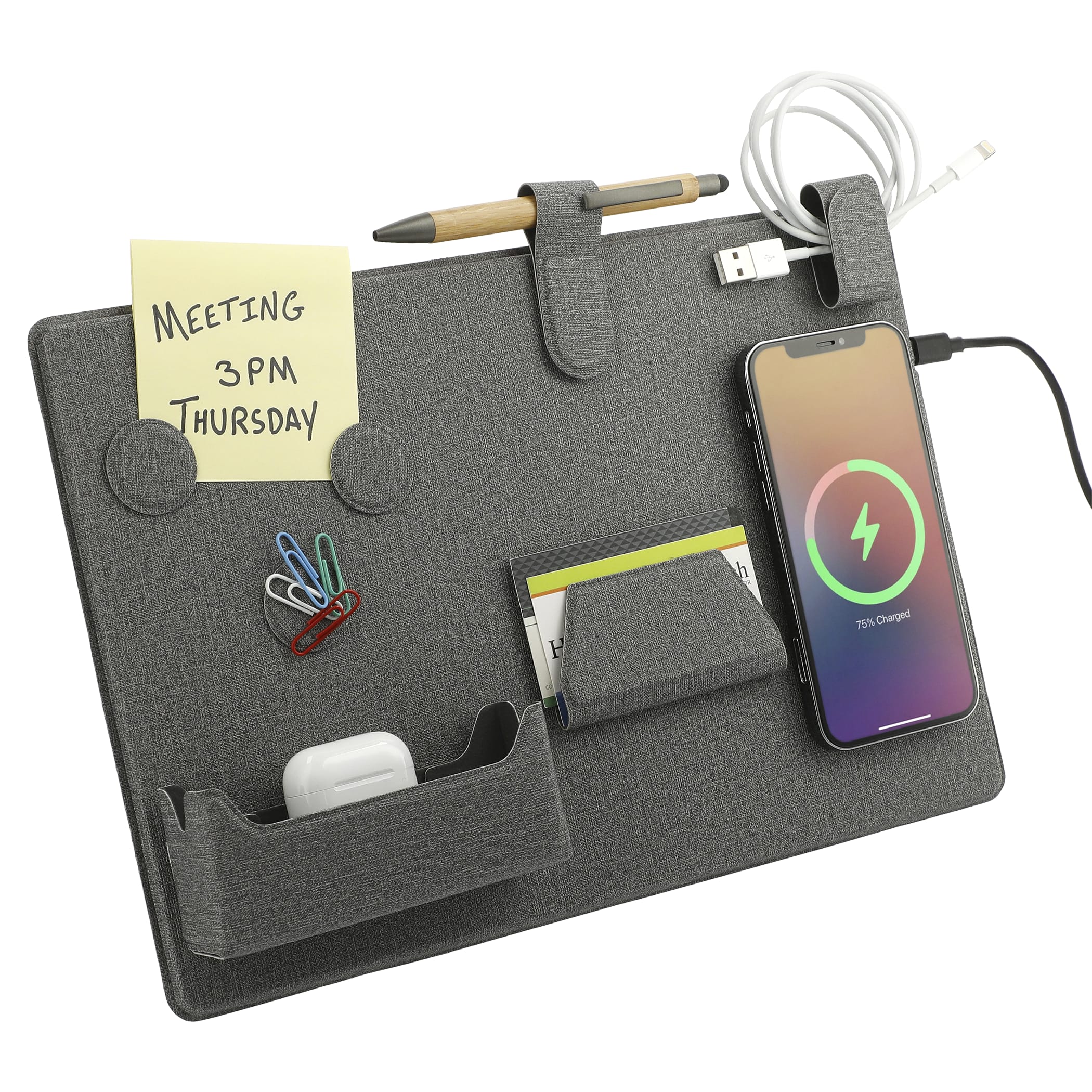Picture of MagClick™ Fast Wireless Charging Desk Organizer