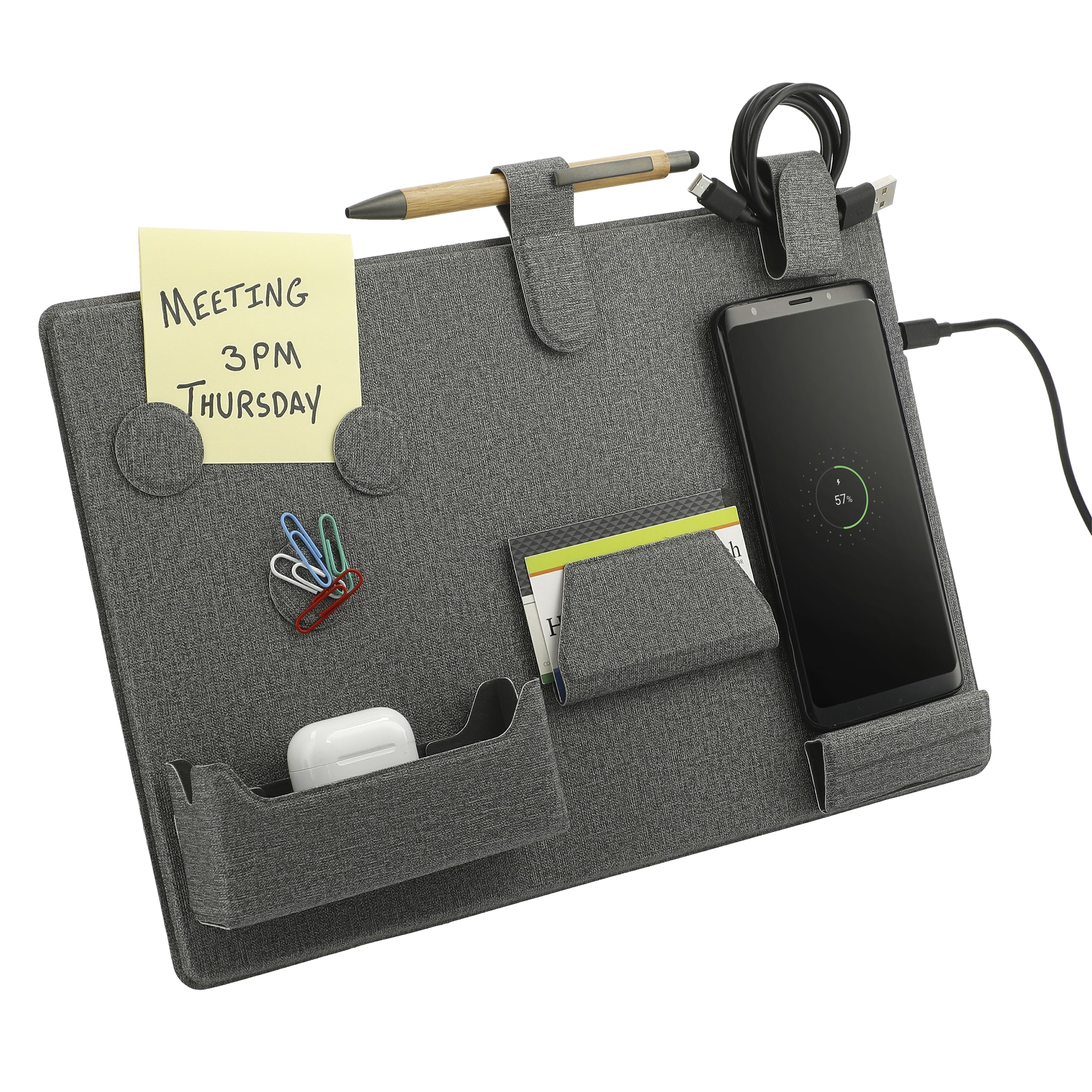 Picture of MagClick™ Fast Wireless Charging Desk Organizer