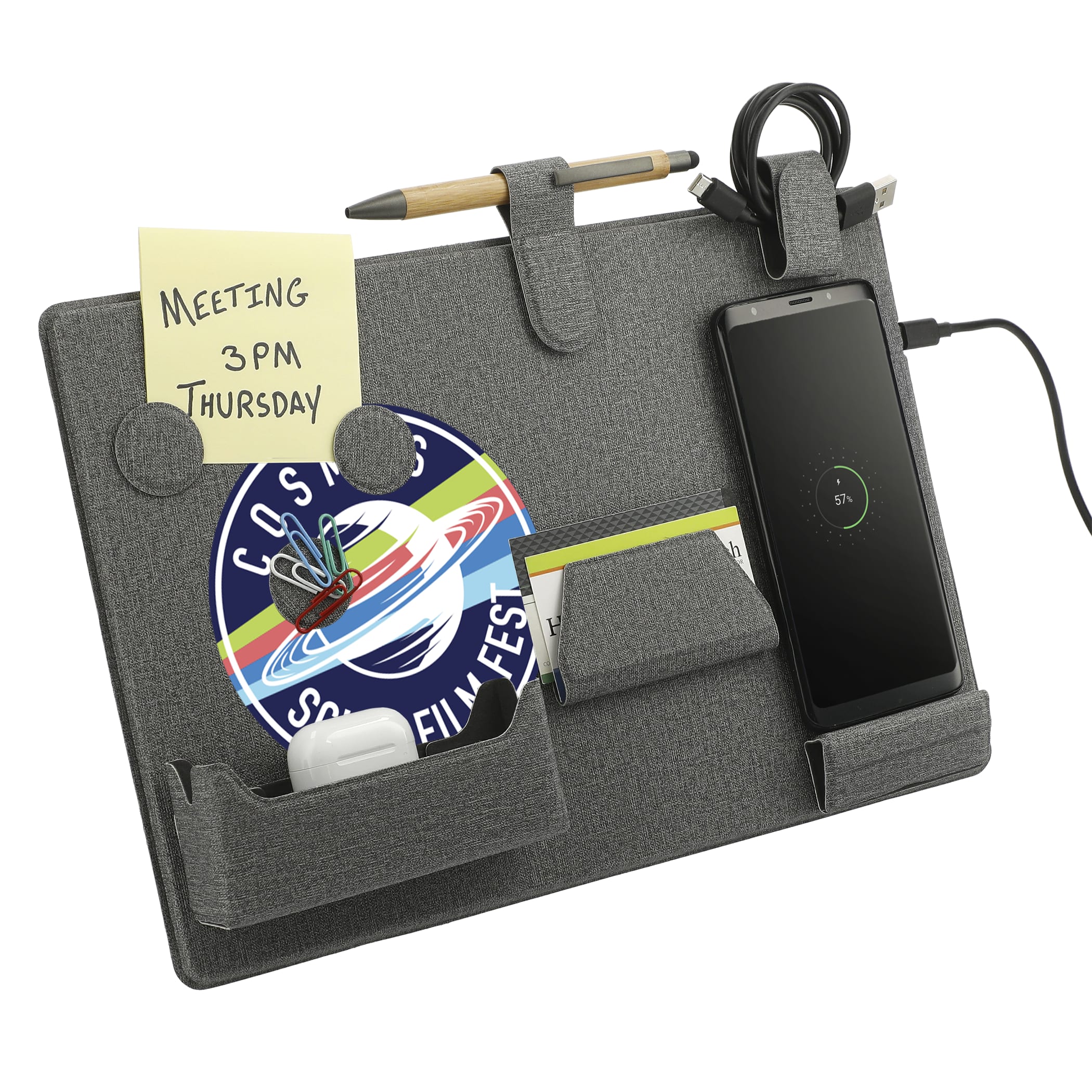 Picture of MagClick™ Fast Wireless Charging Desk Organizer