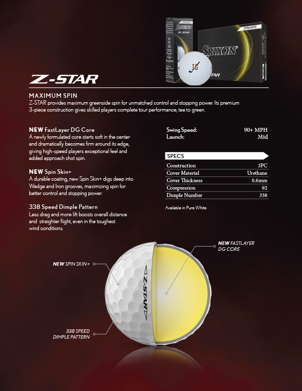 Picture of Srixon Z-STAR Golf Balls - 3 Pack