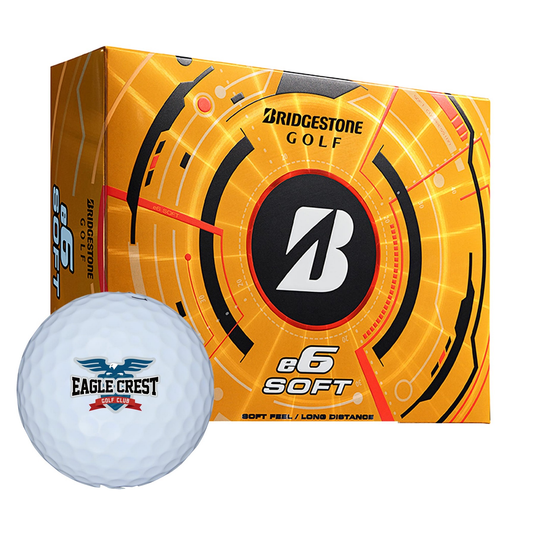 Picture of Bridgestone E 6 Soft Golf Balls - 12 Pack