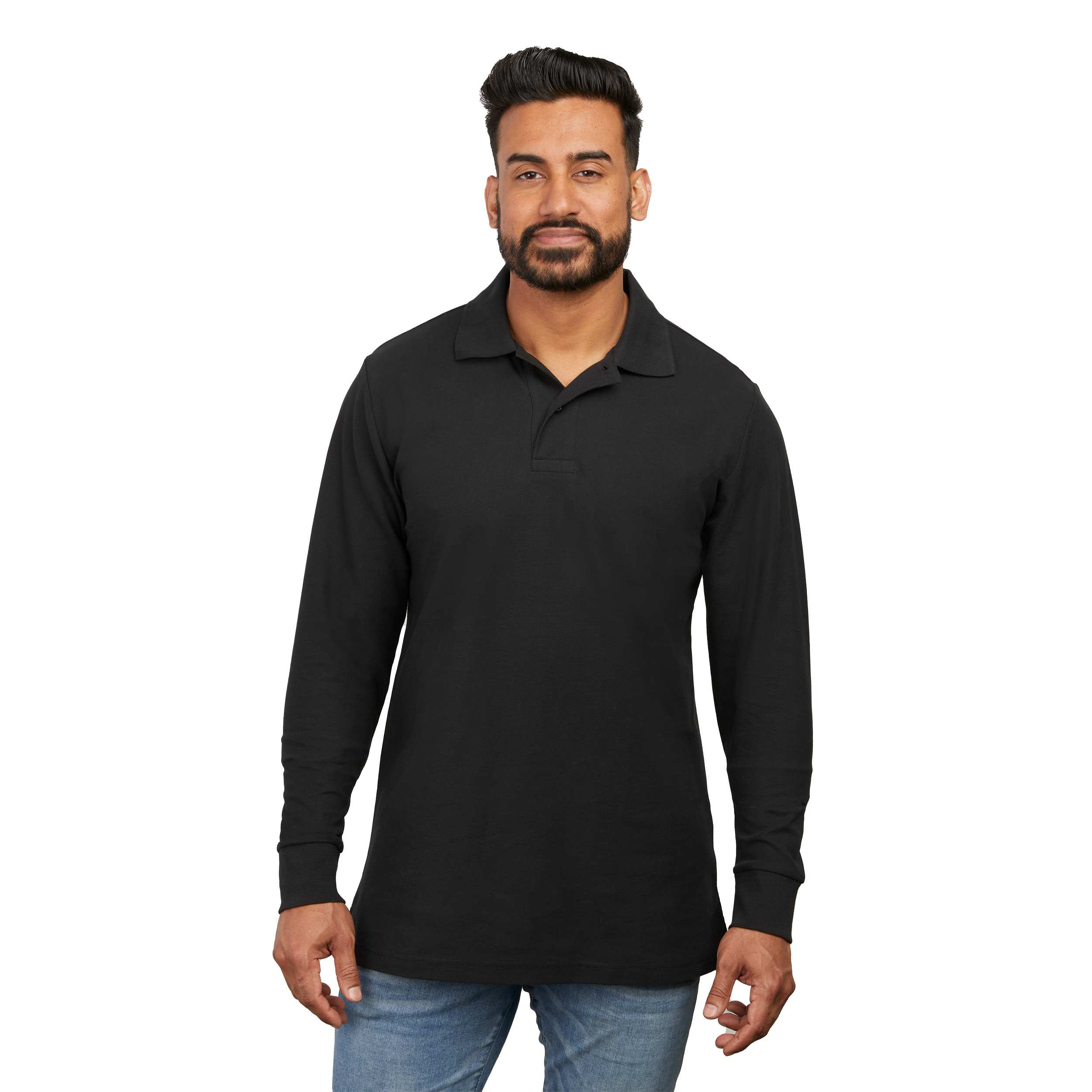 Picture of Men's PALO Long Sleeve 100% Cotton Pique Polo