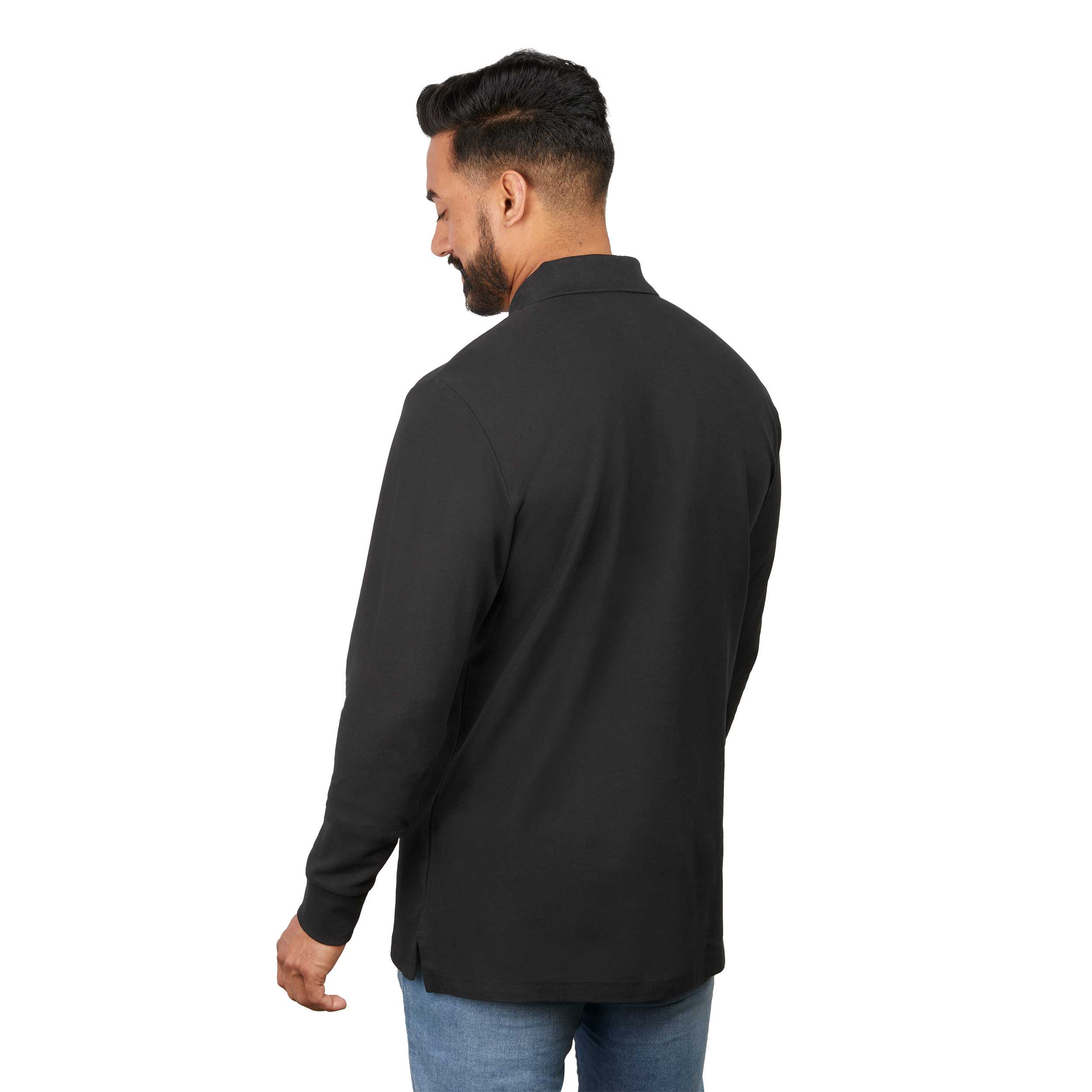 Picture of Men's PALO Long Sleeve 100% Cotton Pique Polo