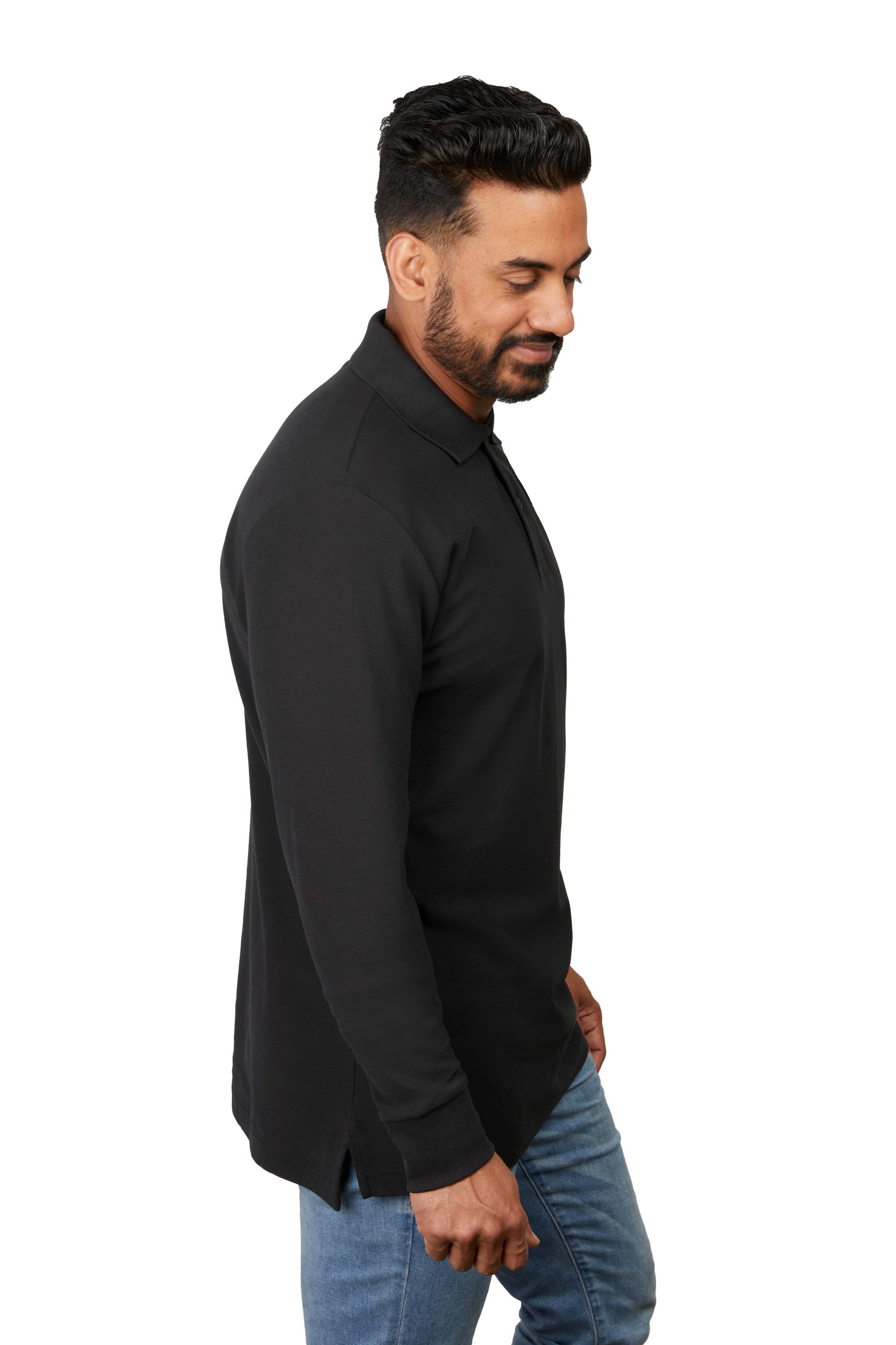Picture of Men's PALO Long Sleeve 100% Cotton Pique Polo