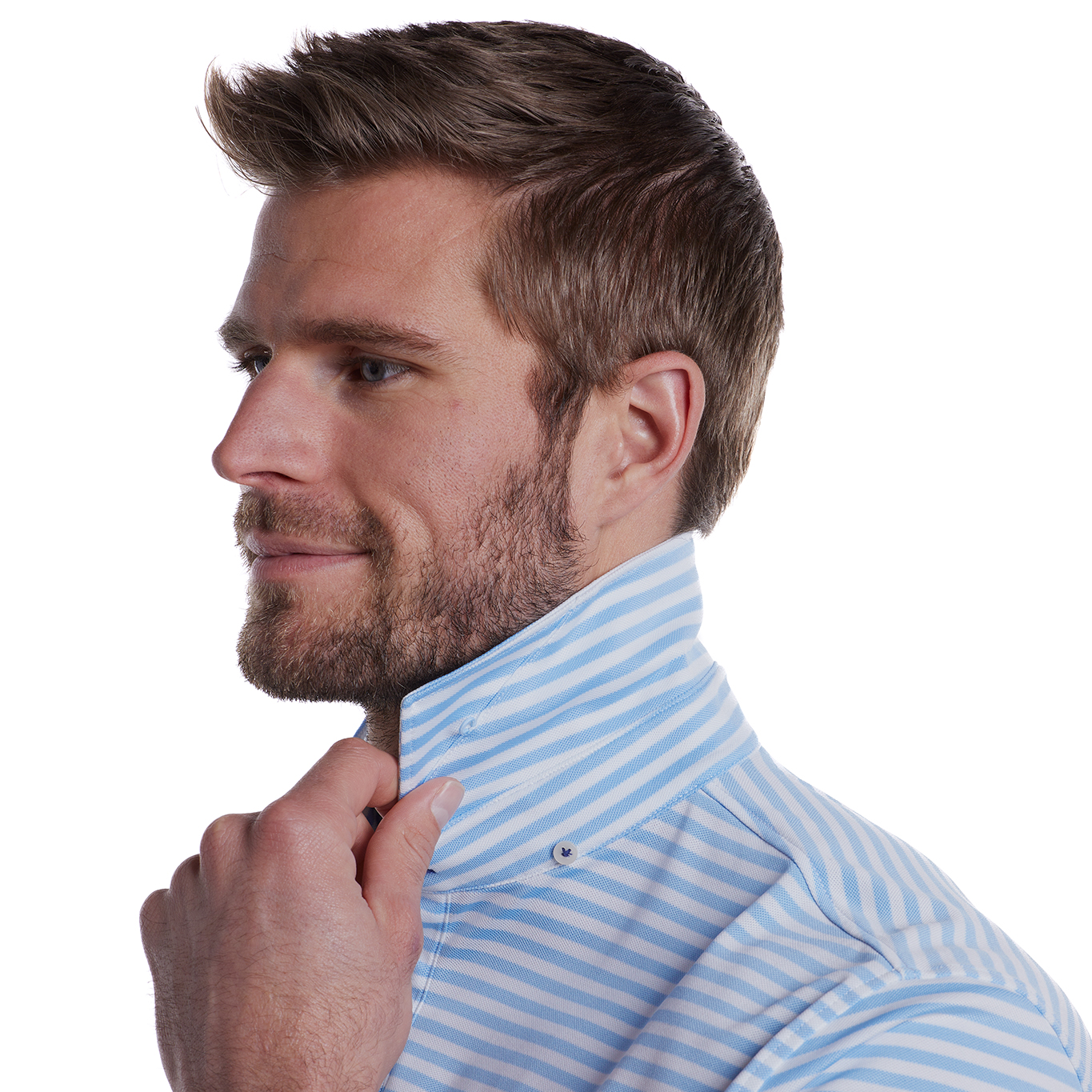 Picture of STITCH® Club Stripe Polo Shirt - Men's