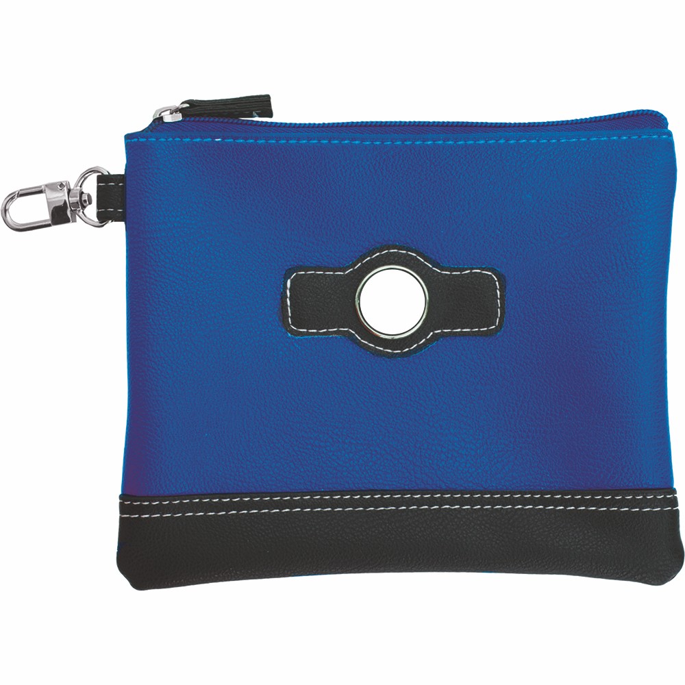 Picture of Leatherette Zippered Valuables Pouch