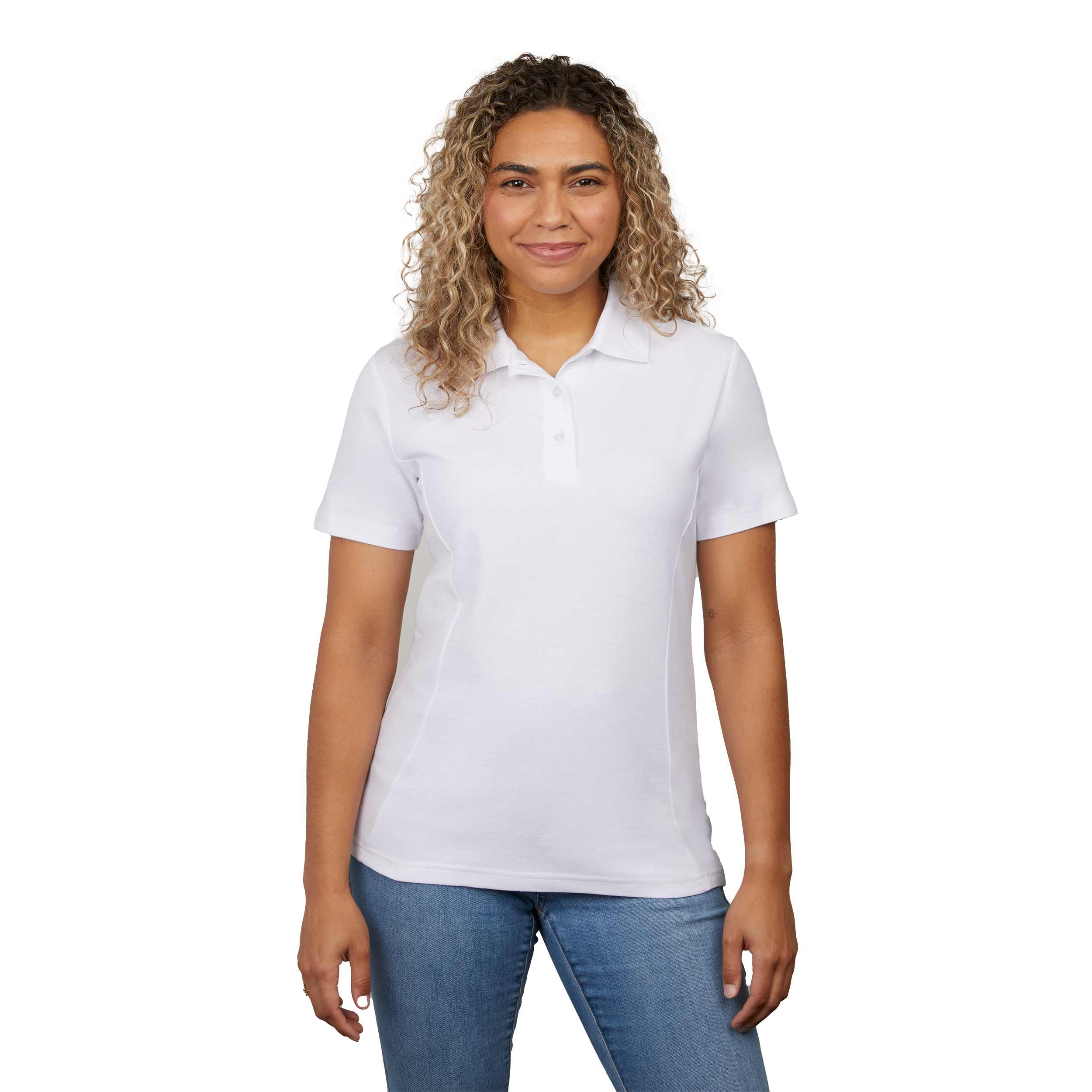 Picture of Women's PALO Short Sleeve 100% Cotton Pique Polo