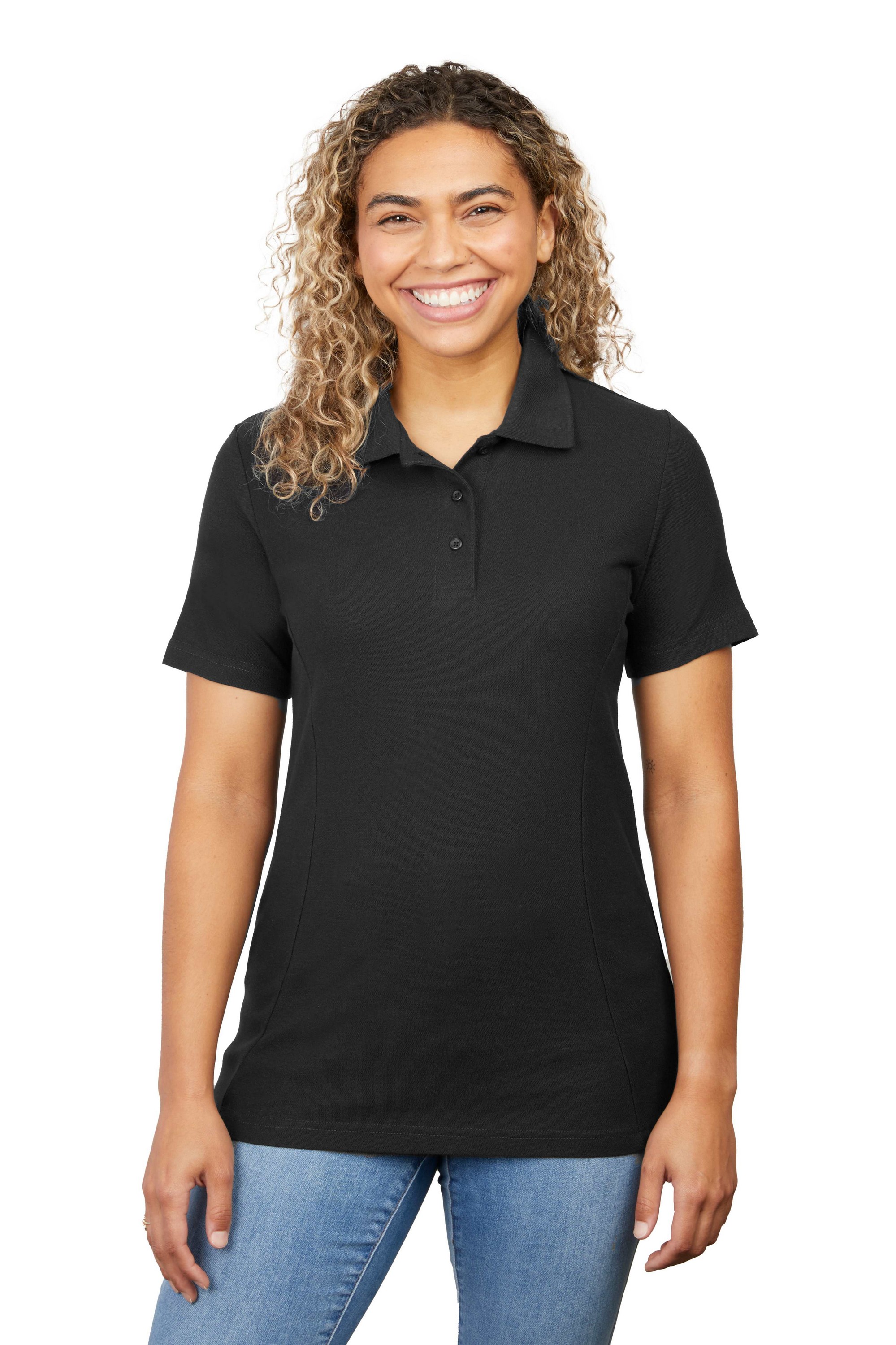 Picture of Women's PALO Short Sleeve 100% Cotton Pique Polo