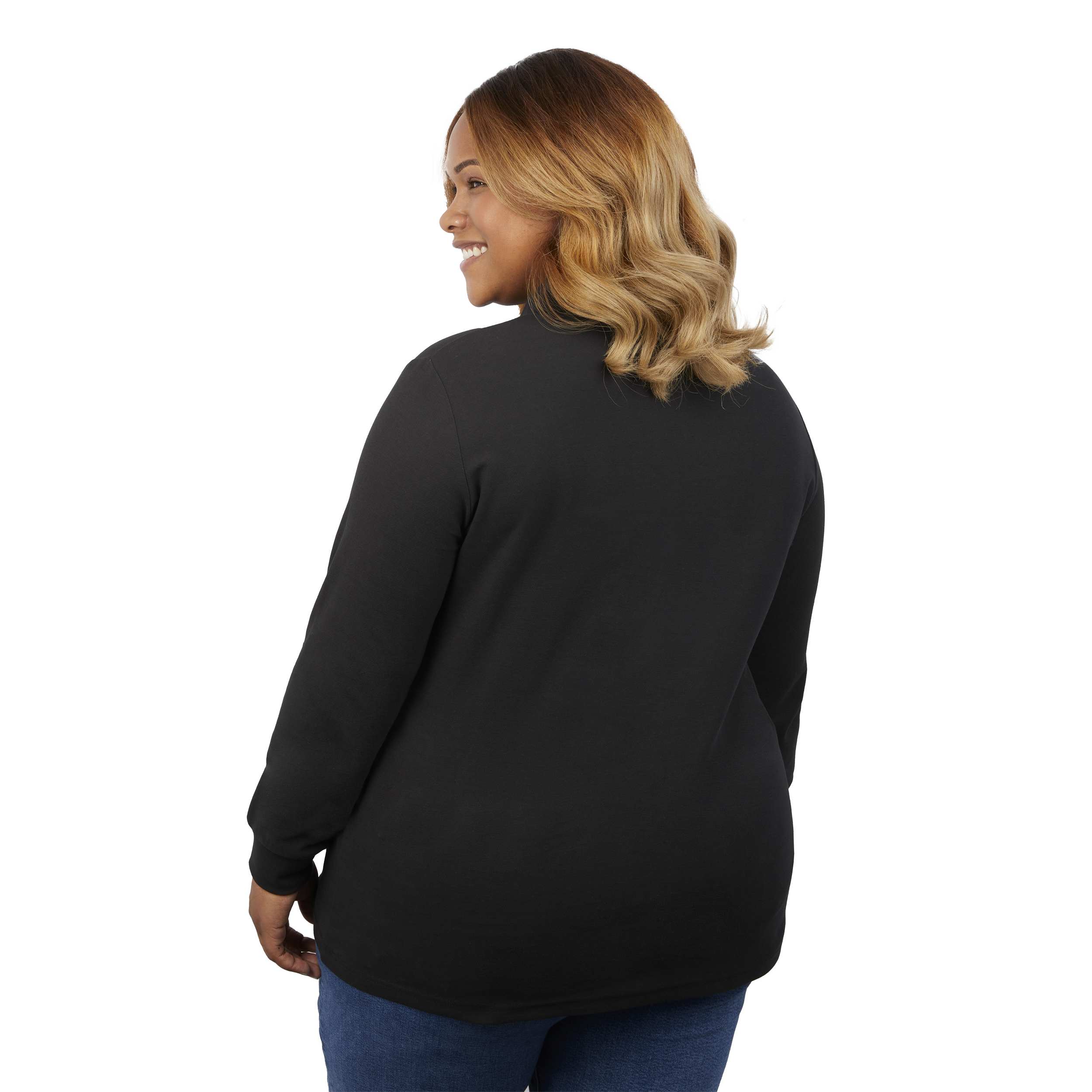 Picture of Women's PALO Long Sleeve 100% Cotton Pique Polo
