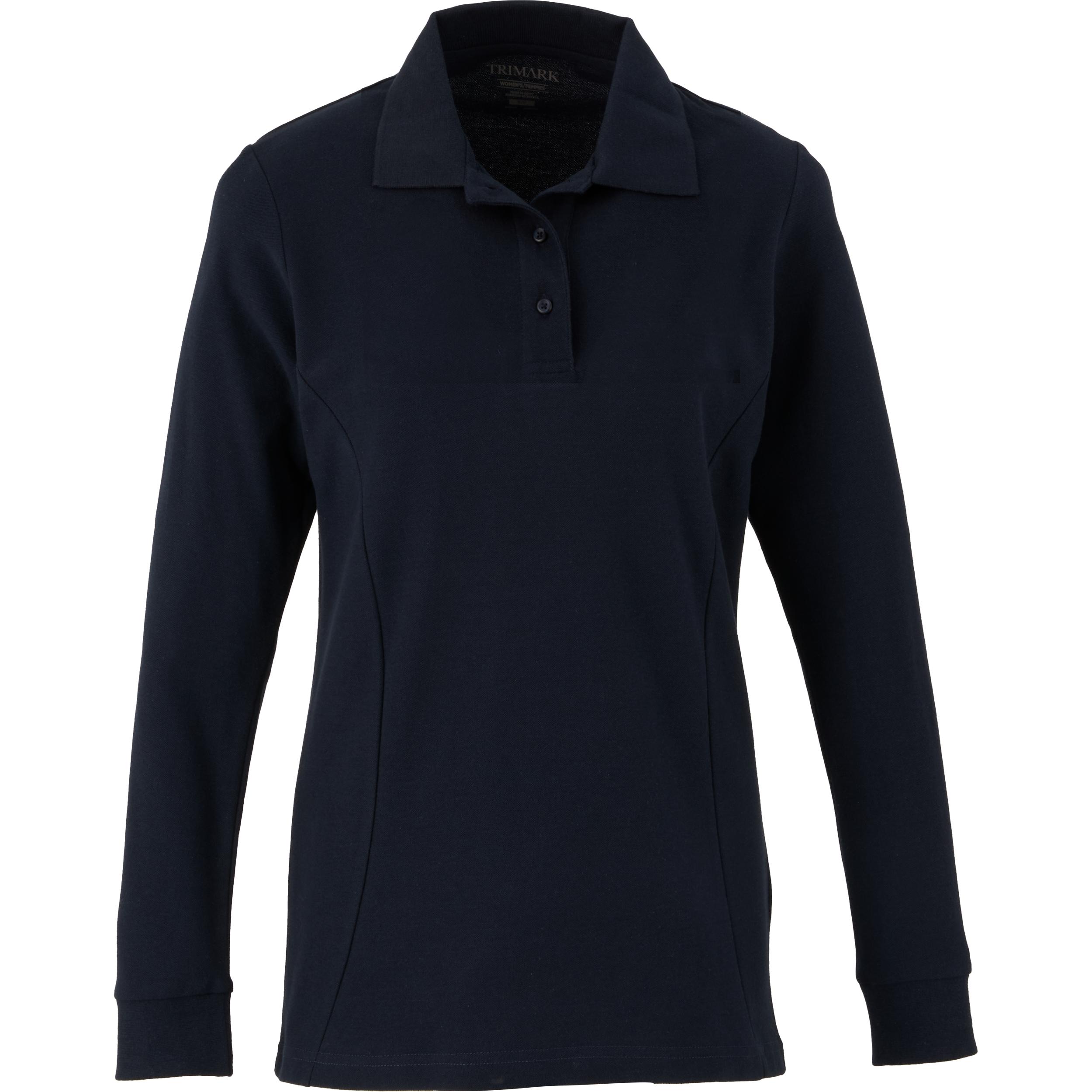 Picture of Women's PALO Long Sleeve 100% Cotton Pique Polo