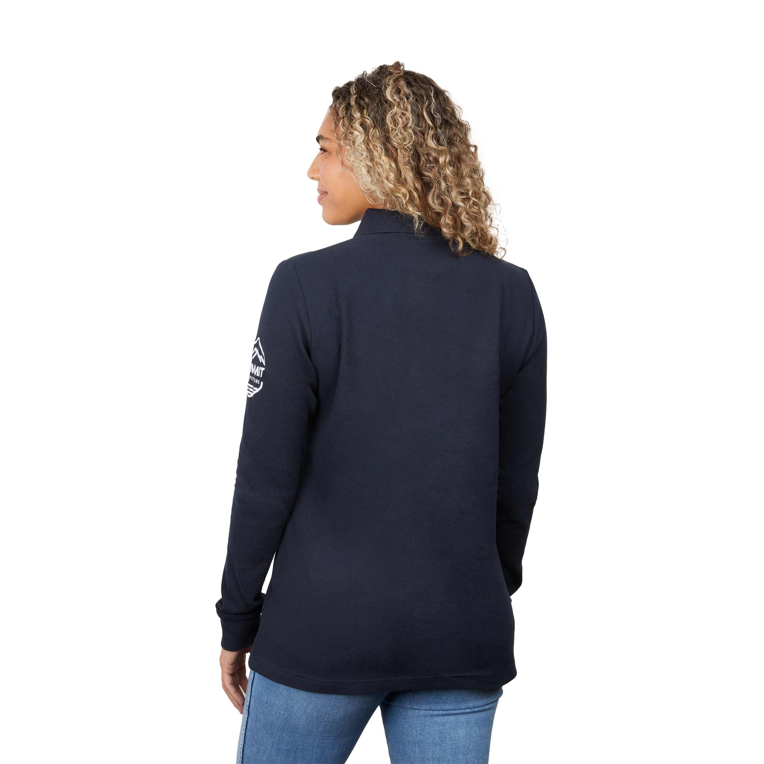 Picture of Women's PALO Long Sleeve 100% Cotton Pique Polo