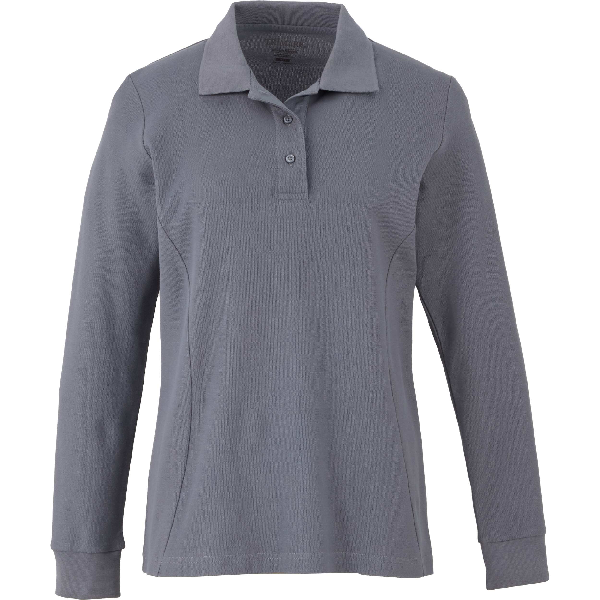Picture of Women's PALO Long Sleeve 100% Cotton Pique Polo