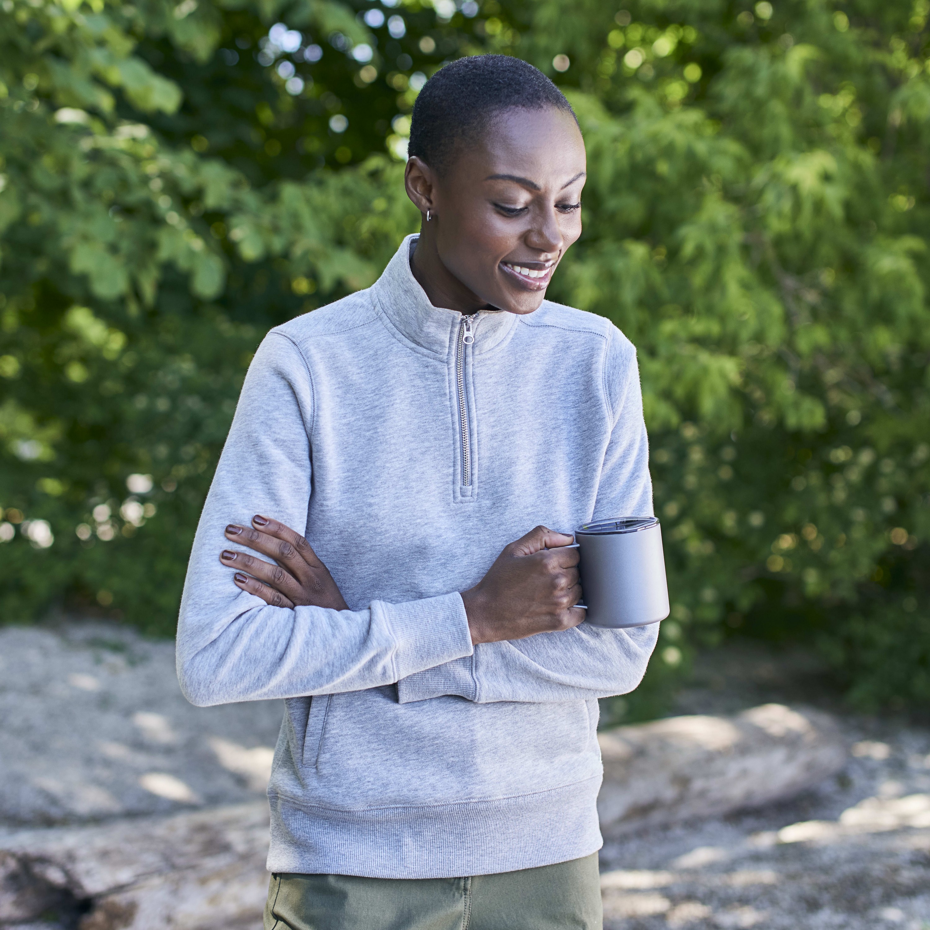Picture of Women's PADDLECREEK Sueded Fleece Quarter Zip Pullover