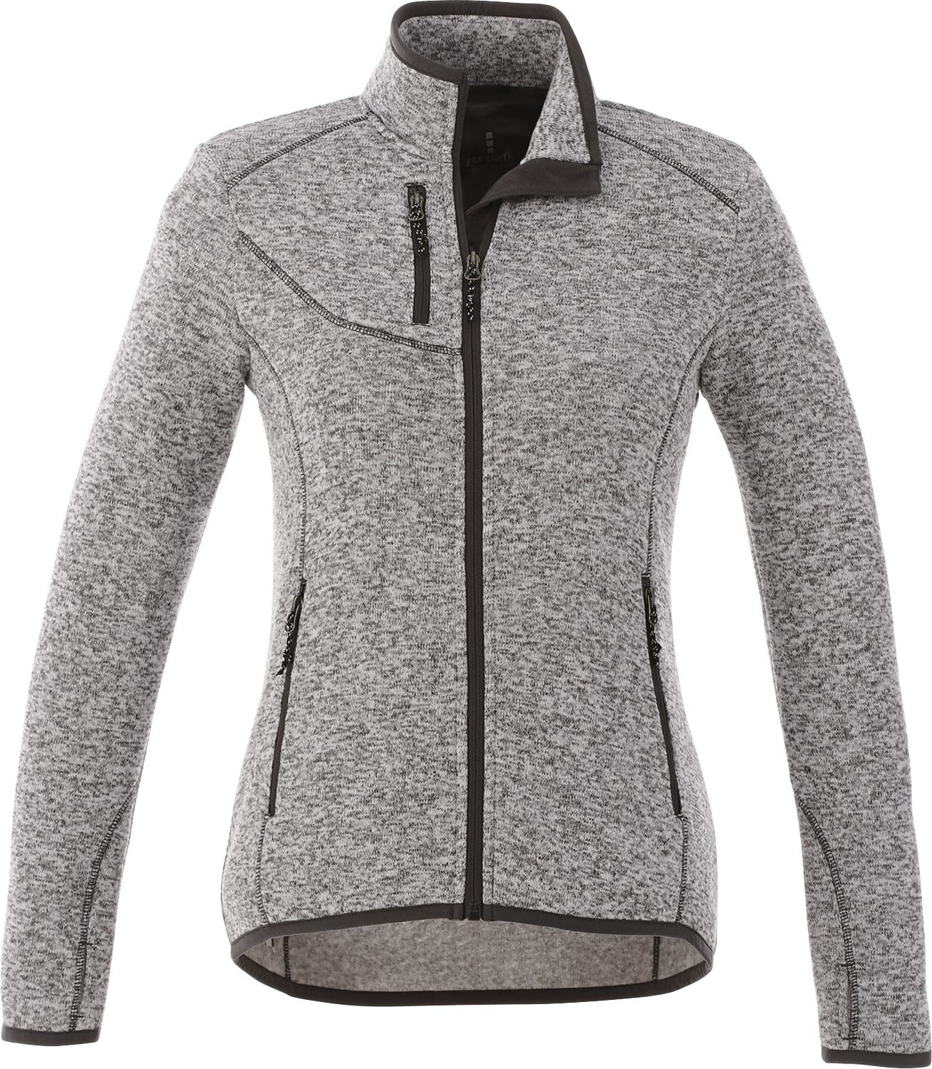 Picture of Women's TREMBLANT Sweater Knit Full Zip Jacket with Thumb Holes